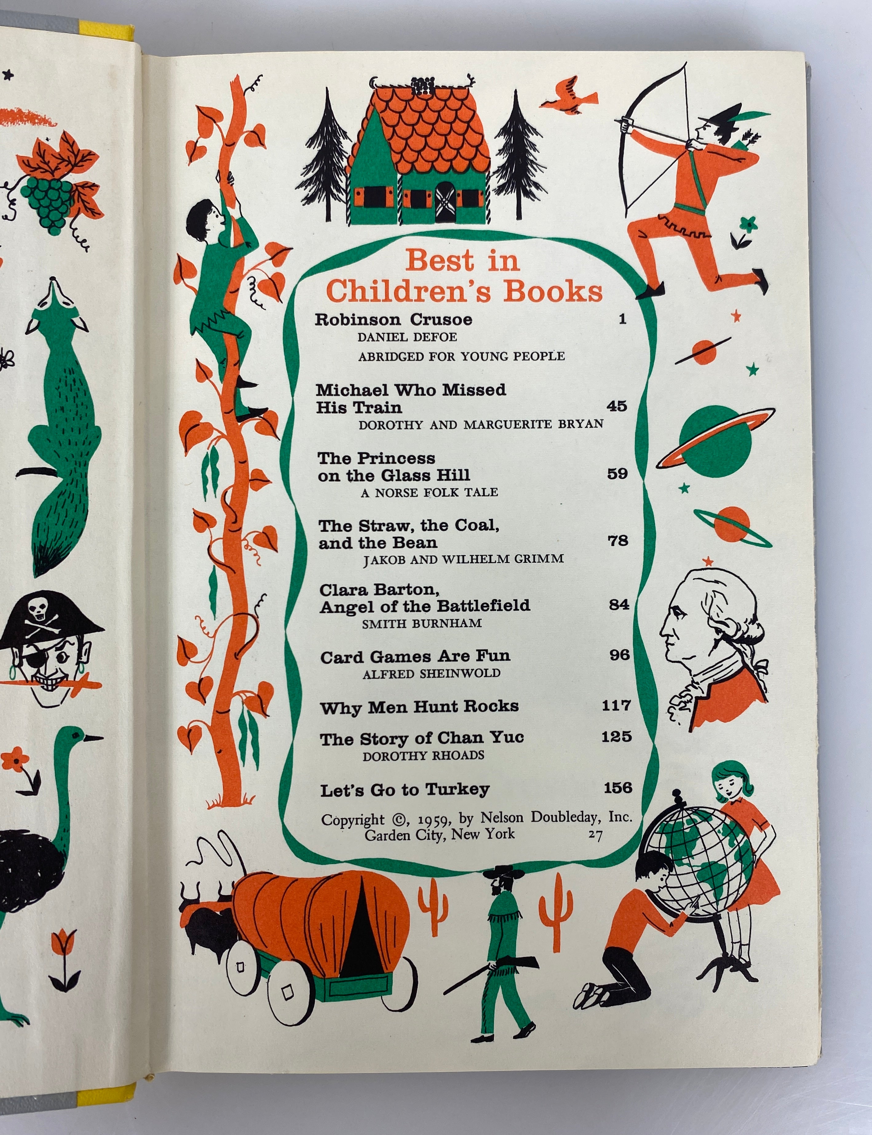 Lot of 7 Vintage "Best in Children's Books" 1957-63 HC DJ