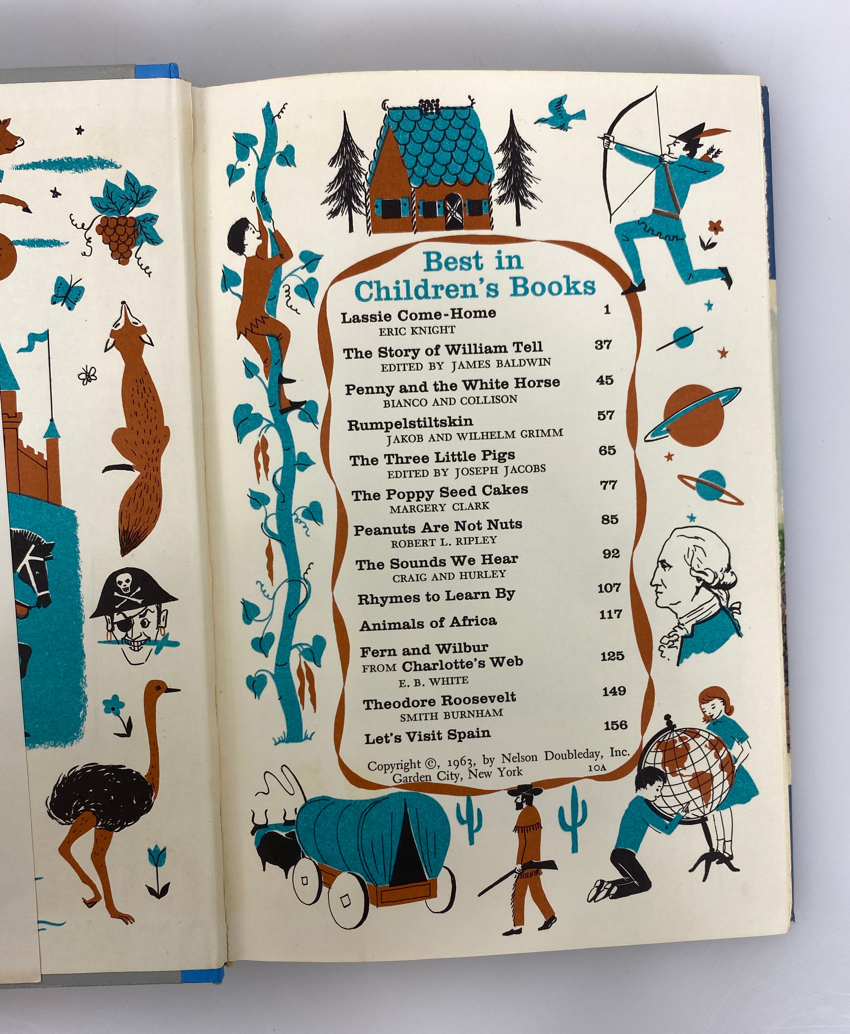 Lot of 7 Vintage "Best in Children's Books" 1957-63 HC DJ