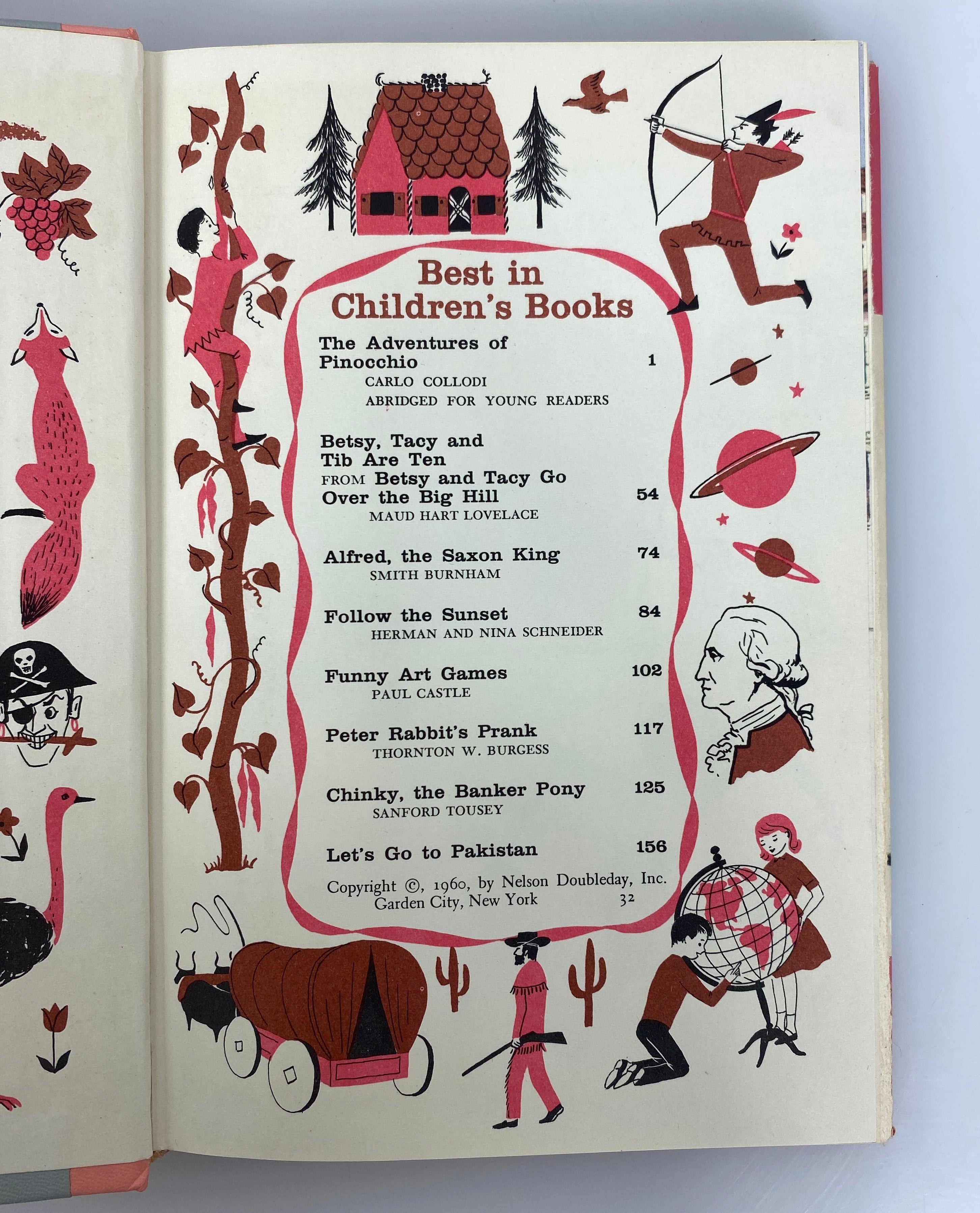 Lot of 7 Vintage "Best in Children's Books" 1957-63 HC DJ