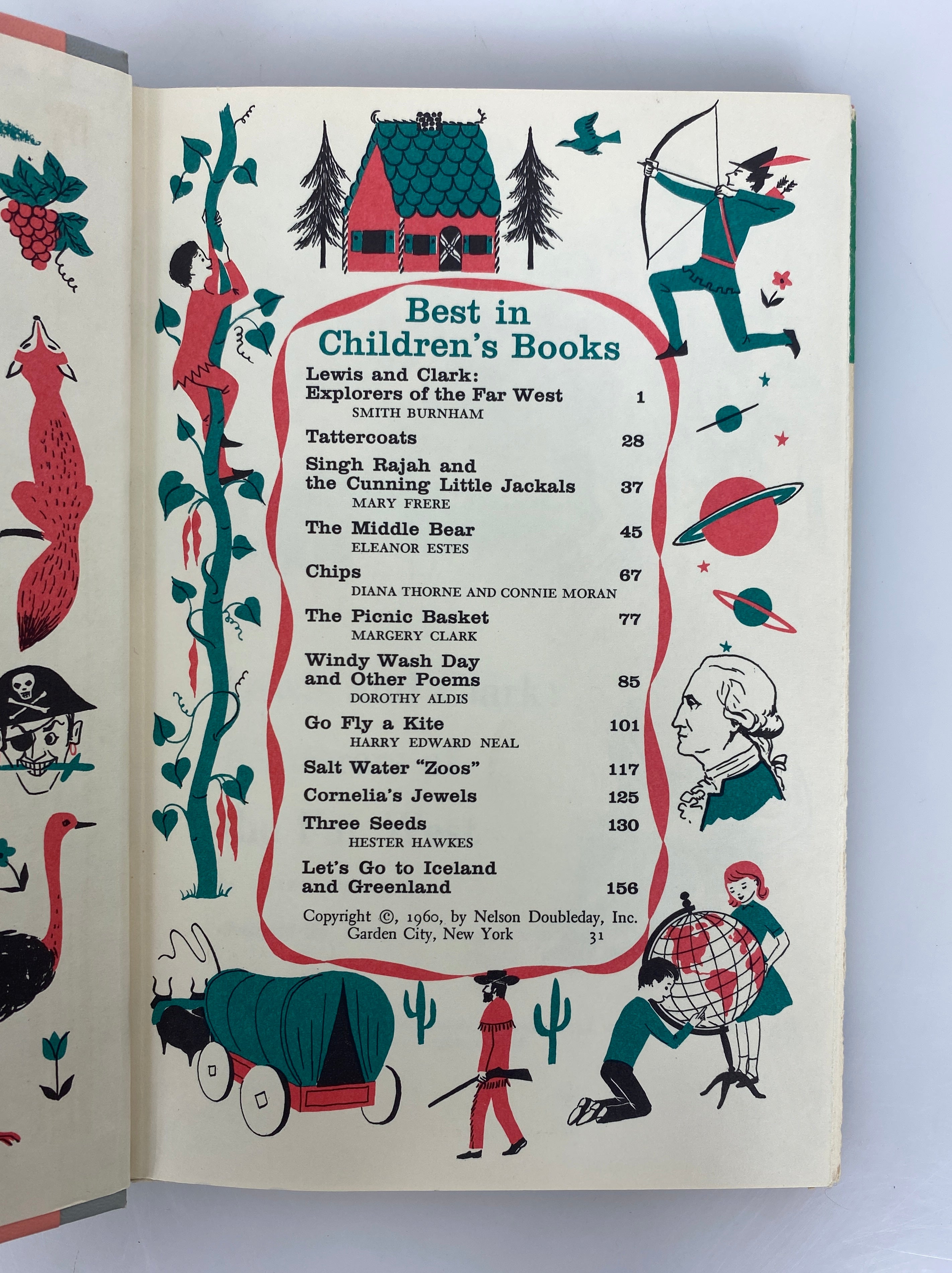Lot of 7 Vintage "Best in Children's Books" 1957-63 HC DJ