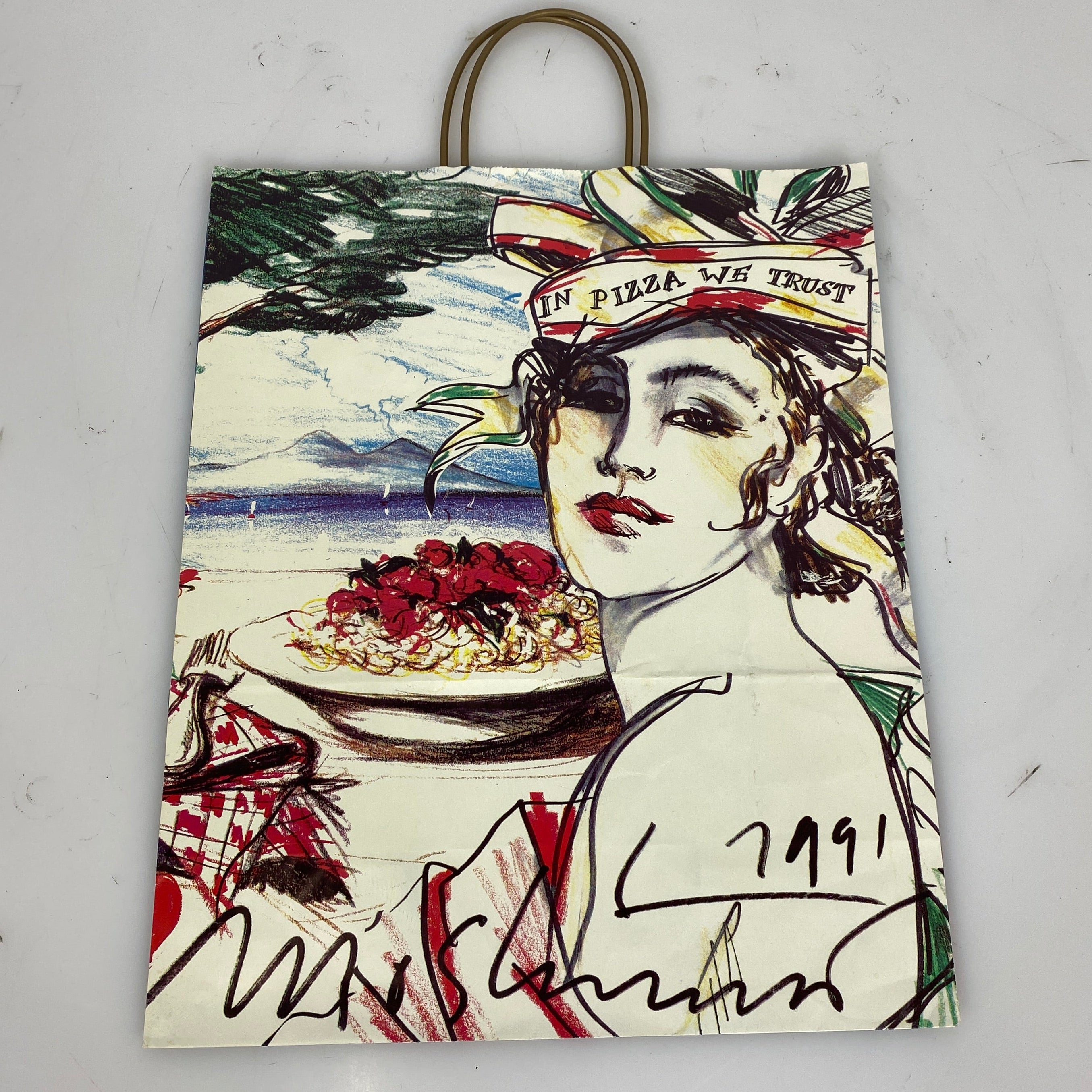 Lot of 7 Vintage Bloomingdale's Paper Shopping Bag