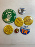 Lot of 7 Vintage Buttons 1970s-1990s Betty Friedan