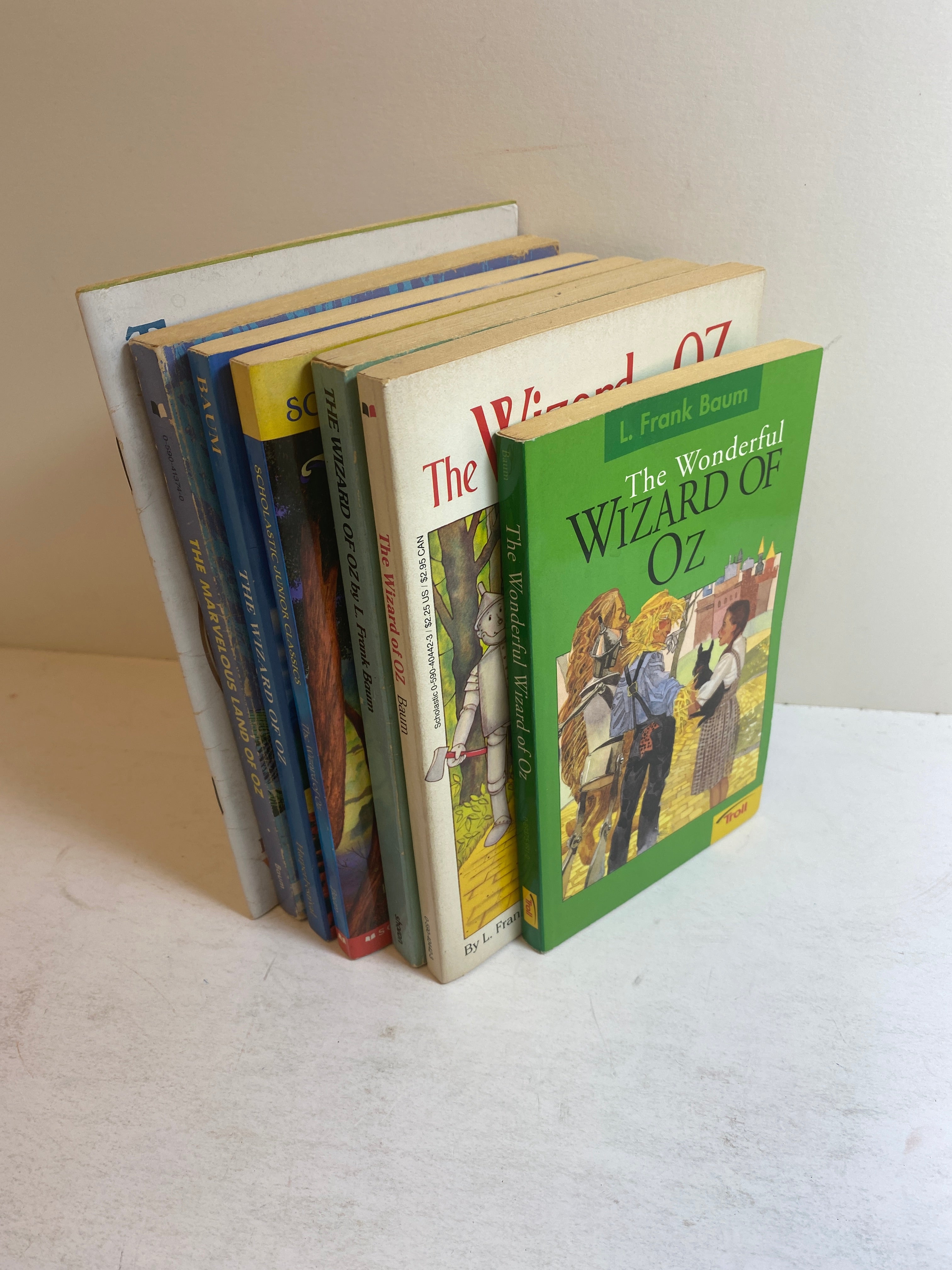 Lot of 7 Wizard of Oz Books 1958-2001