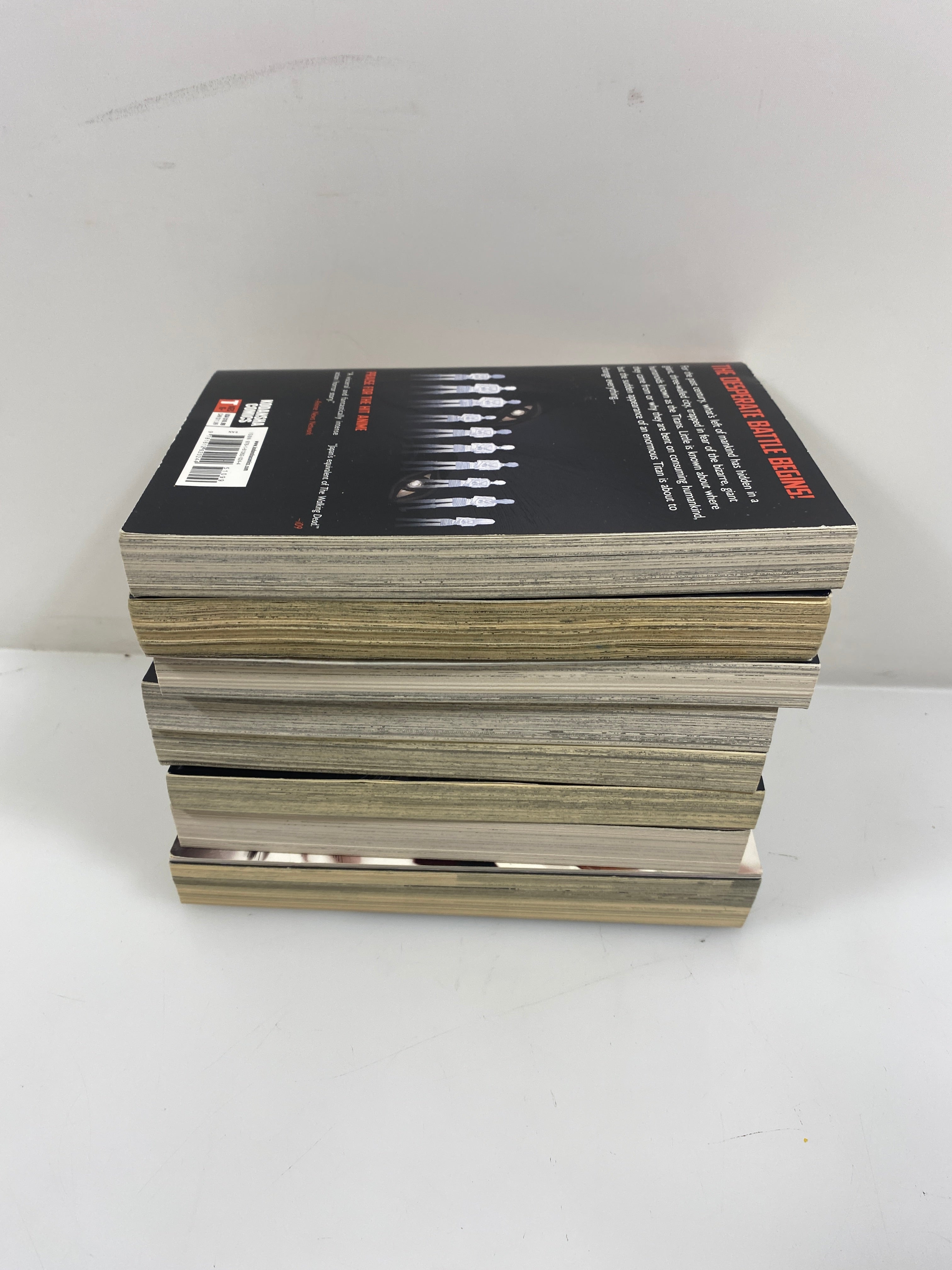 Lot of 8 Attack on Titan Manga Books 2012-2014