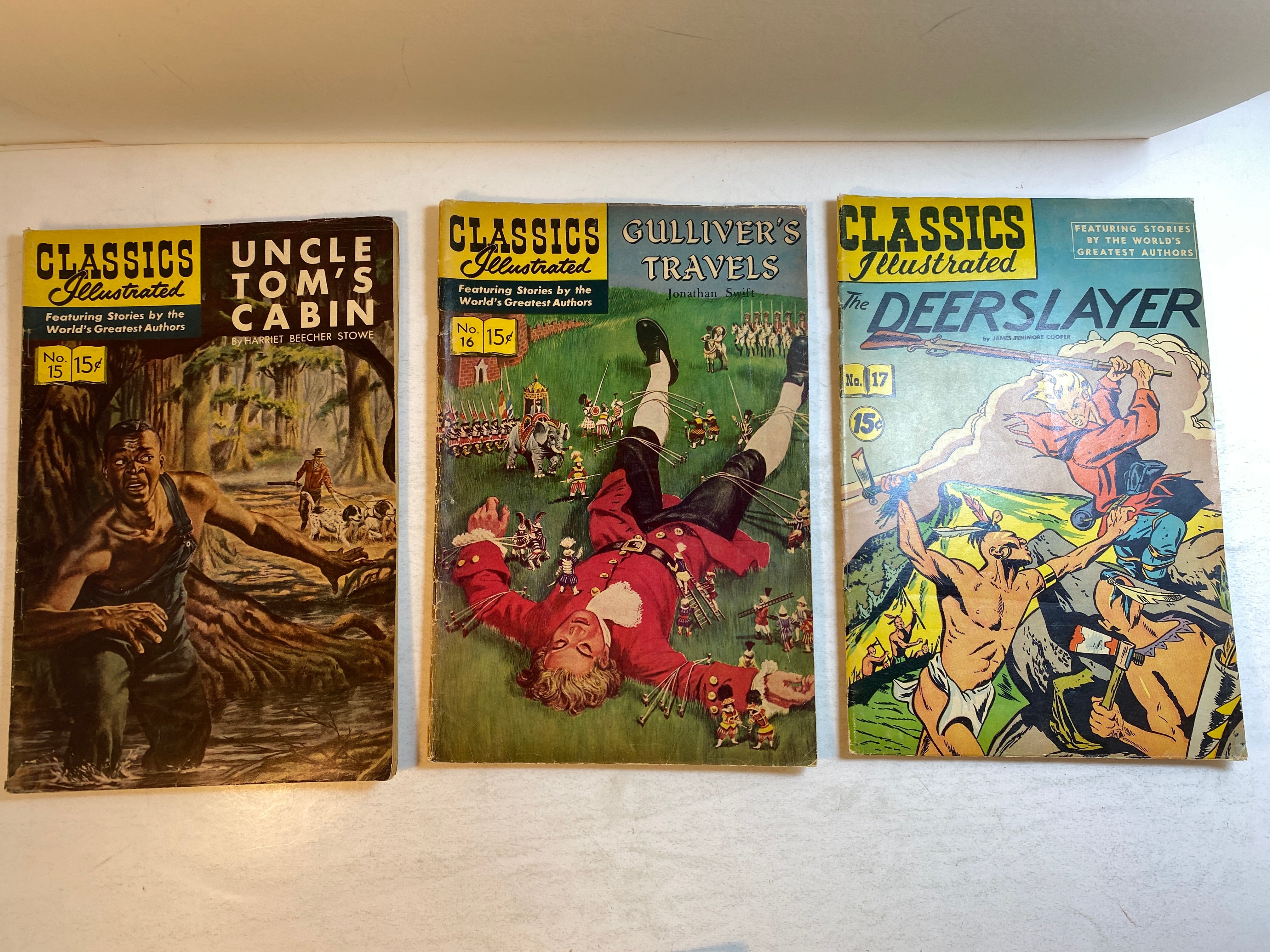 Lot of 8 Classics Illustrated 5-17