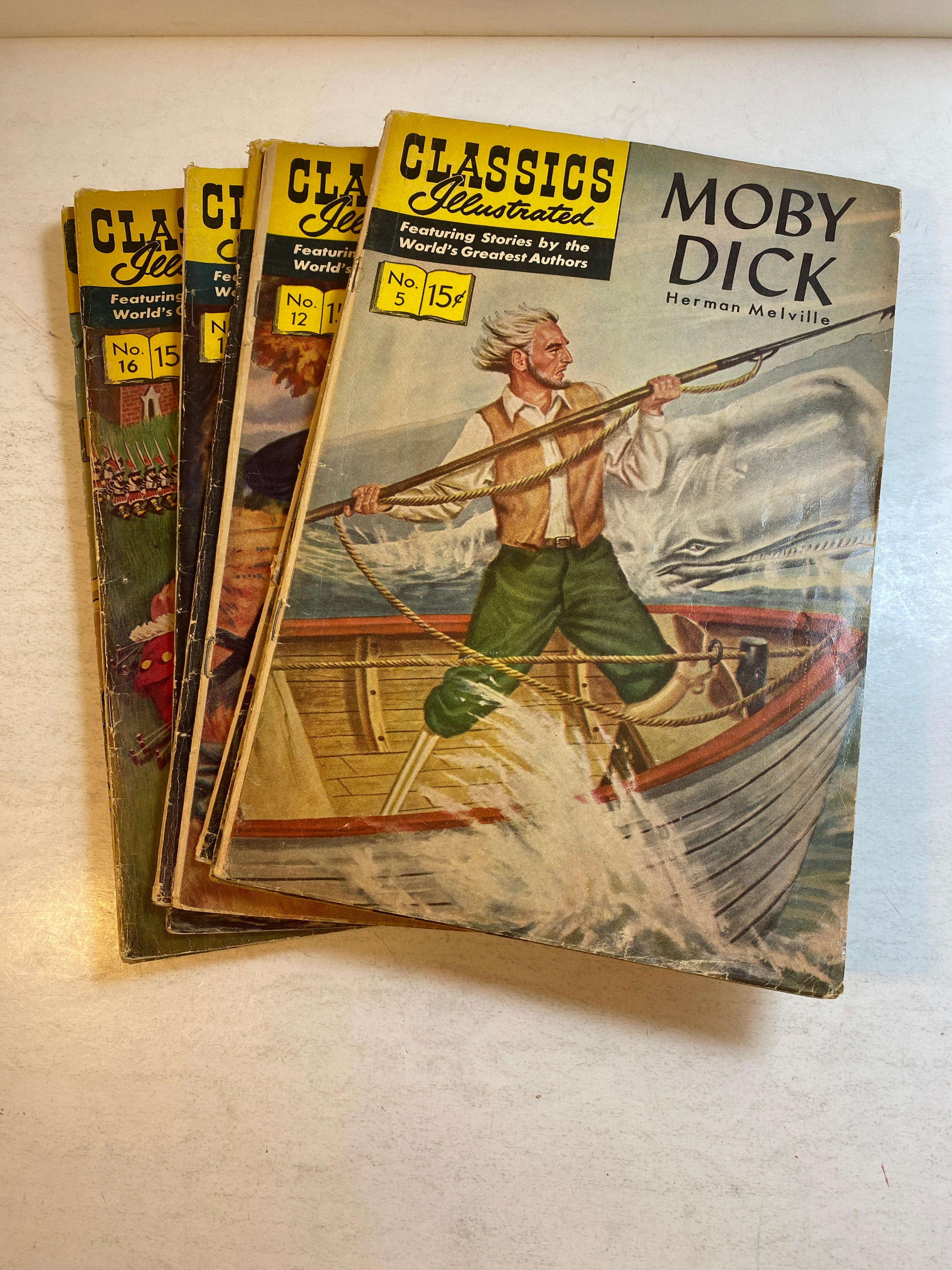 Lot of 8 Classics Illustrated 5-17