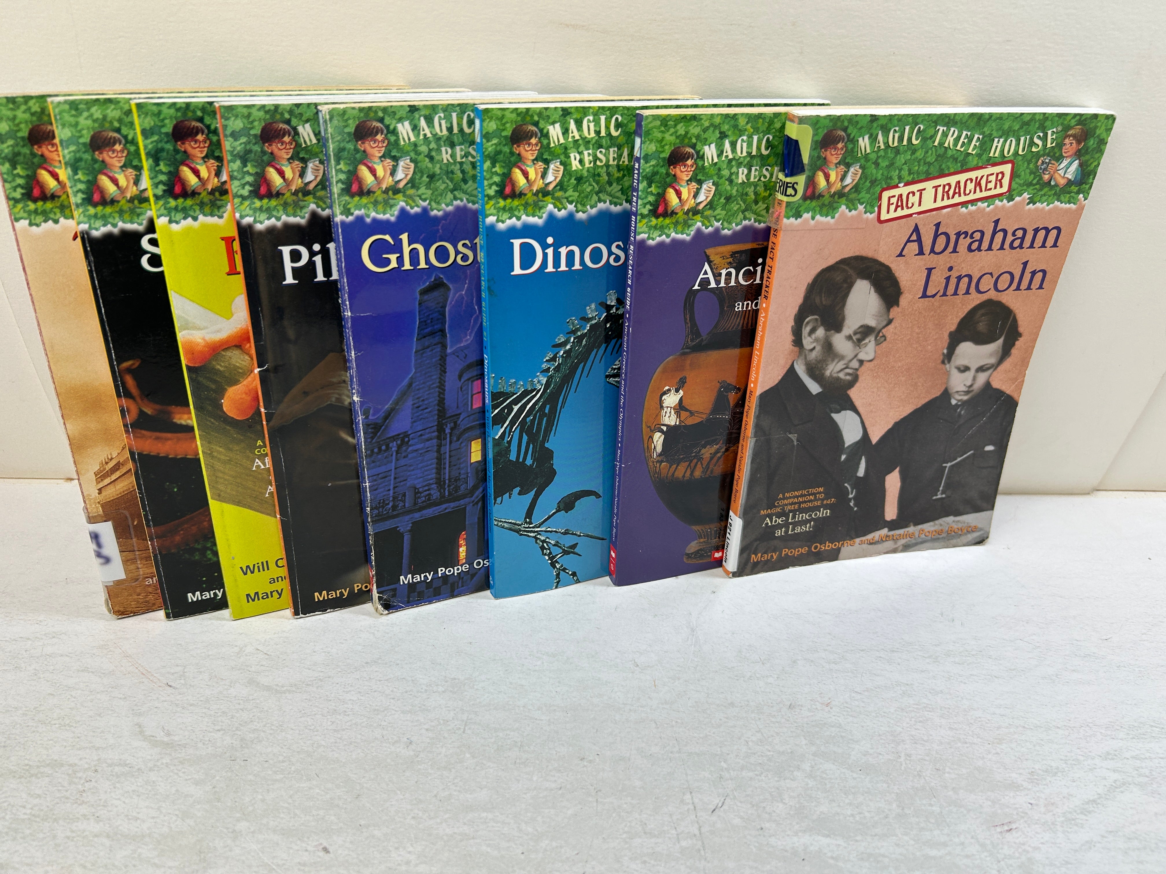 Lot of 8 Magic Tree House Research Guides & Fact Trackers by MP Osborne SC