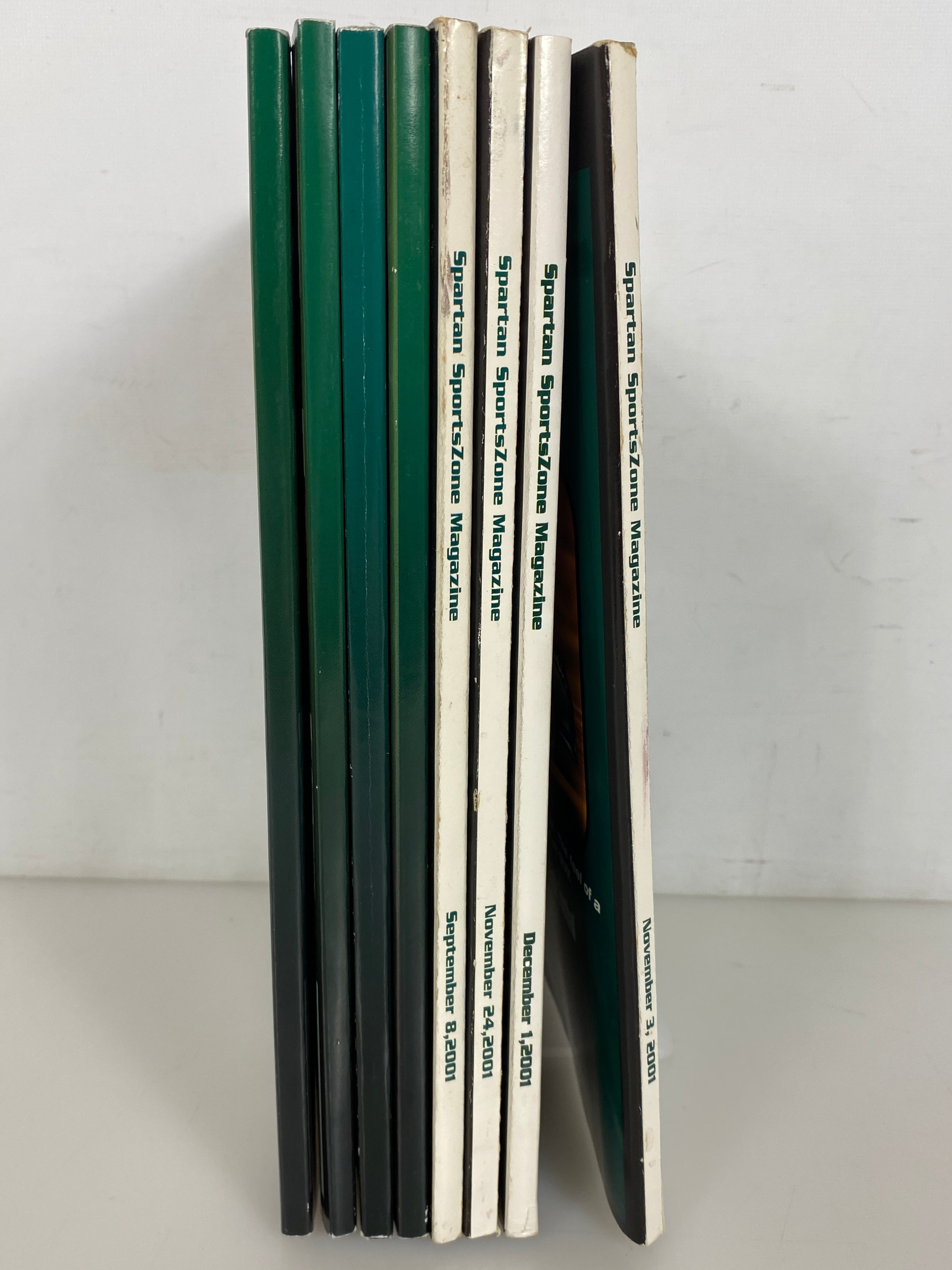 Lot of 8 Michigan State MSU Football Programs 2001-2002