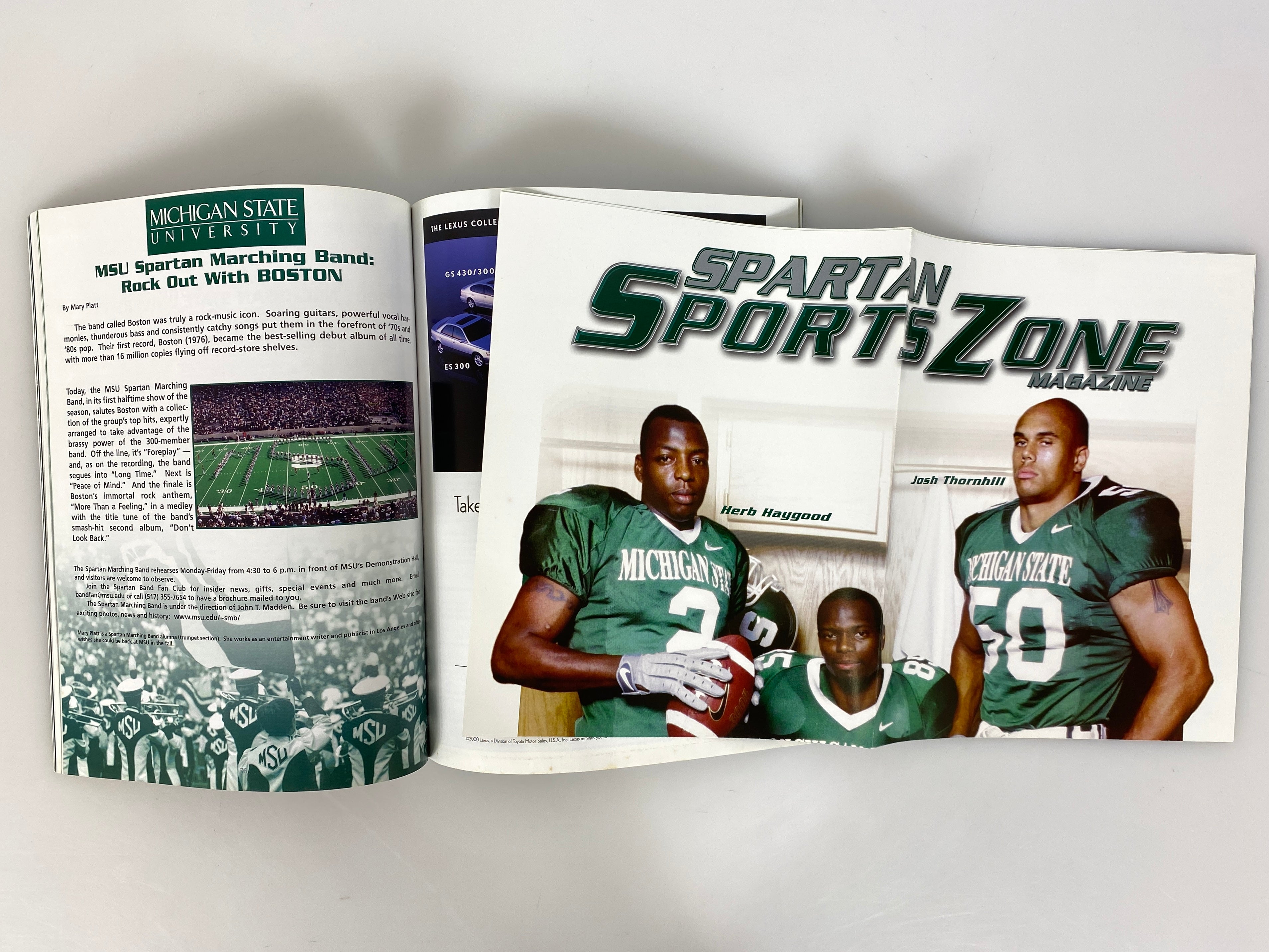 Lot of 8 Michigan State MSU Football Programs 2001-2002
