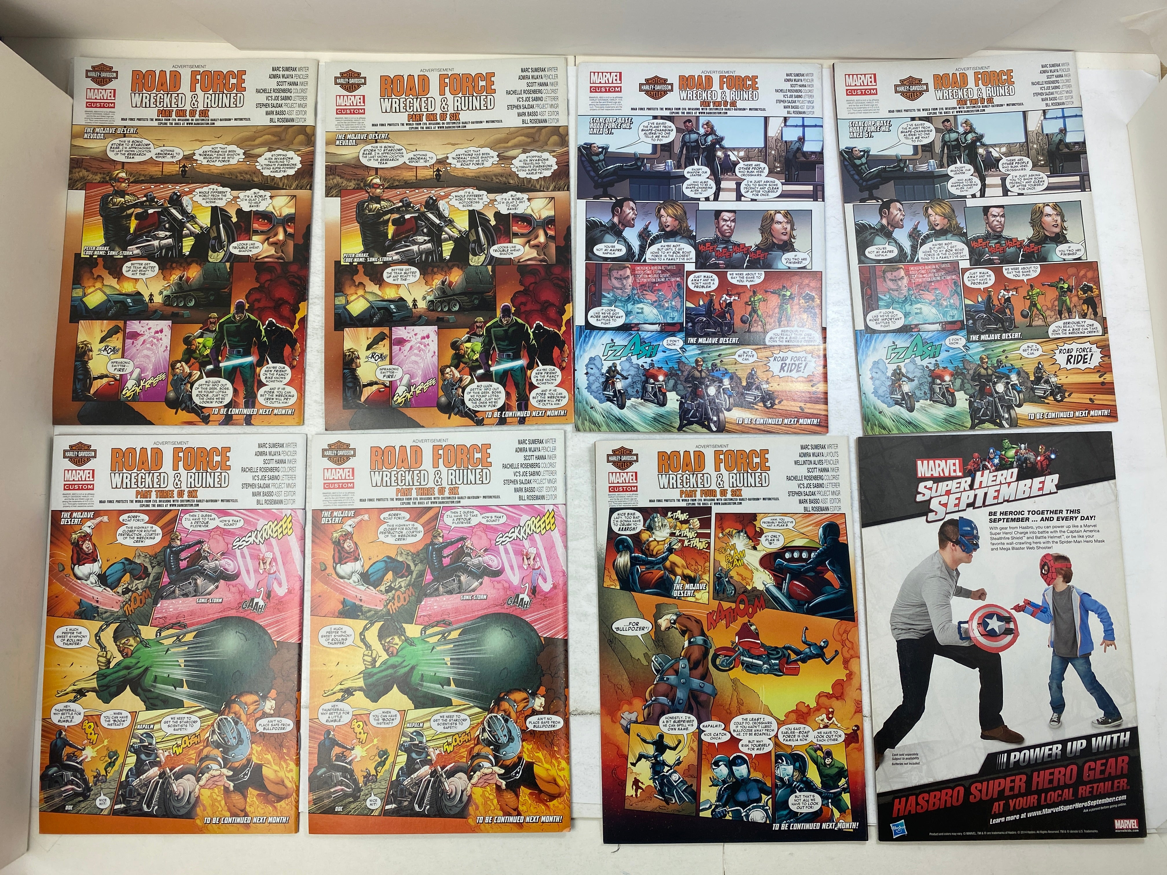 Lot of 8 Original Sin Marvel Comics 2014