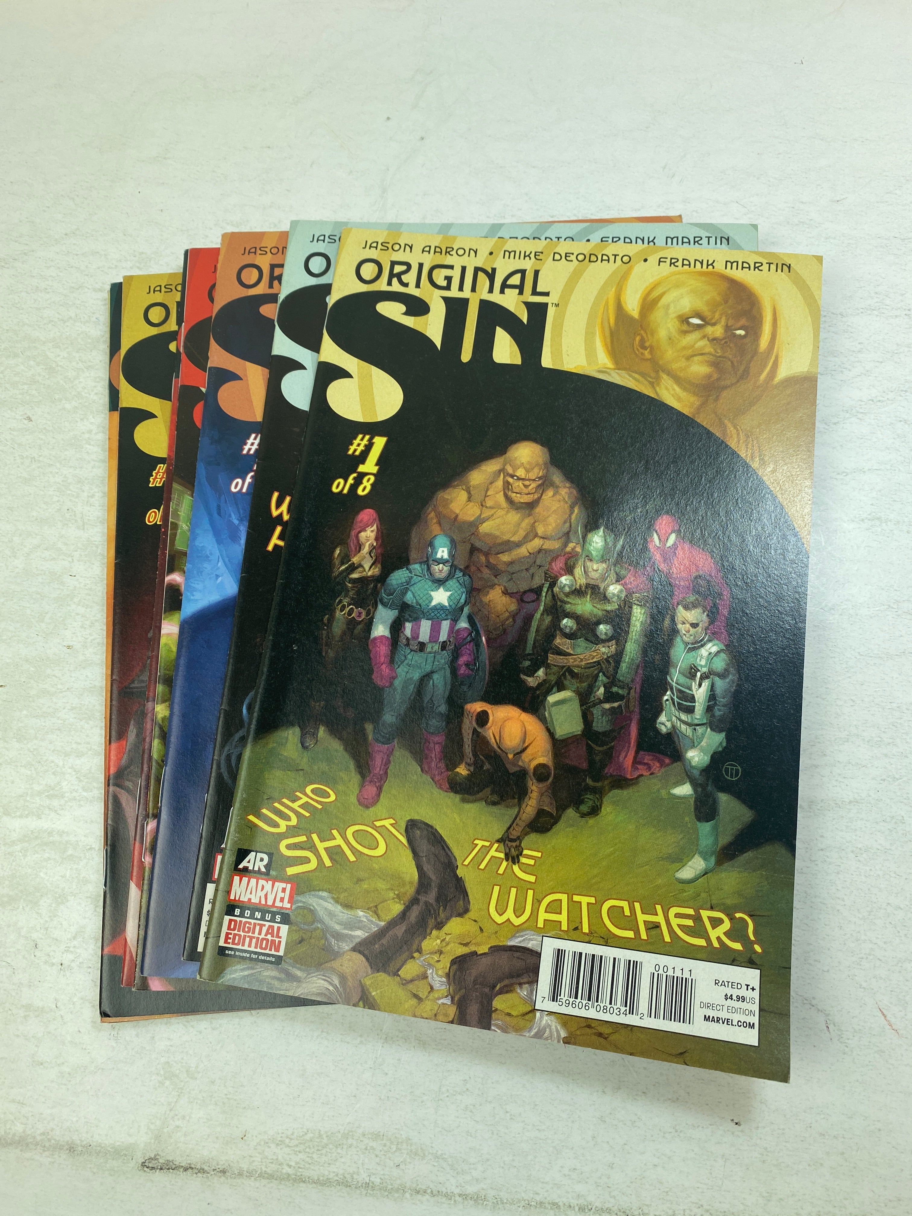 Lot of 8 Original Sin Marvel Comics 2014