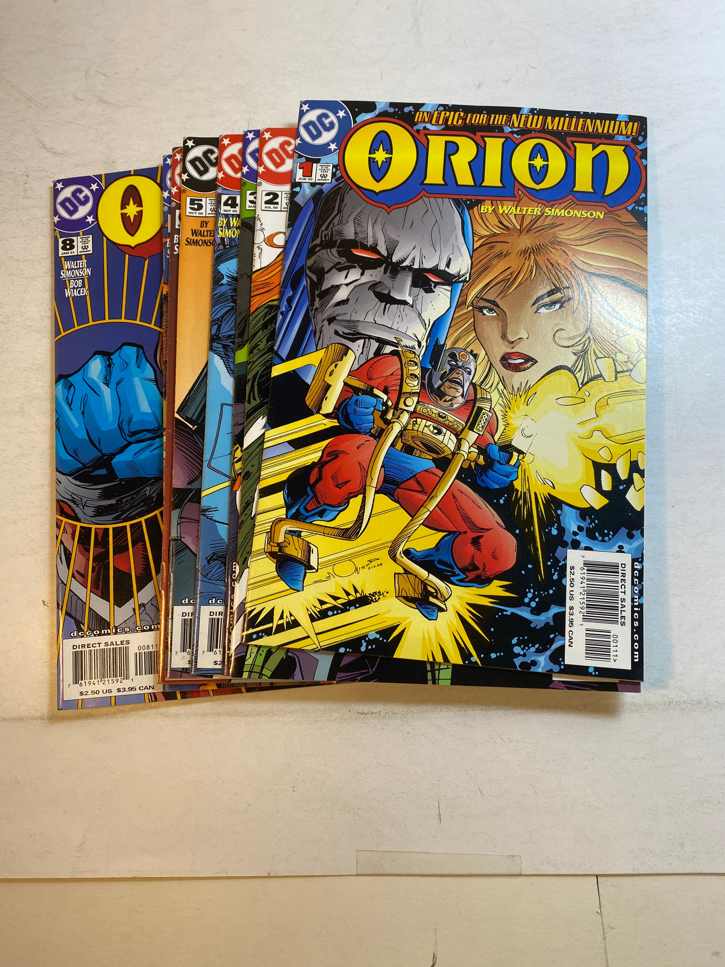 Lot of 8 Orion DC Comics 2000-2001