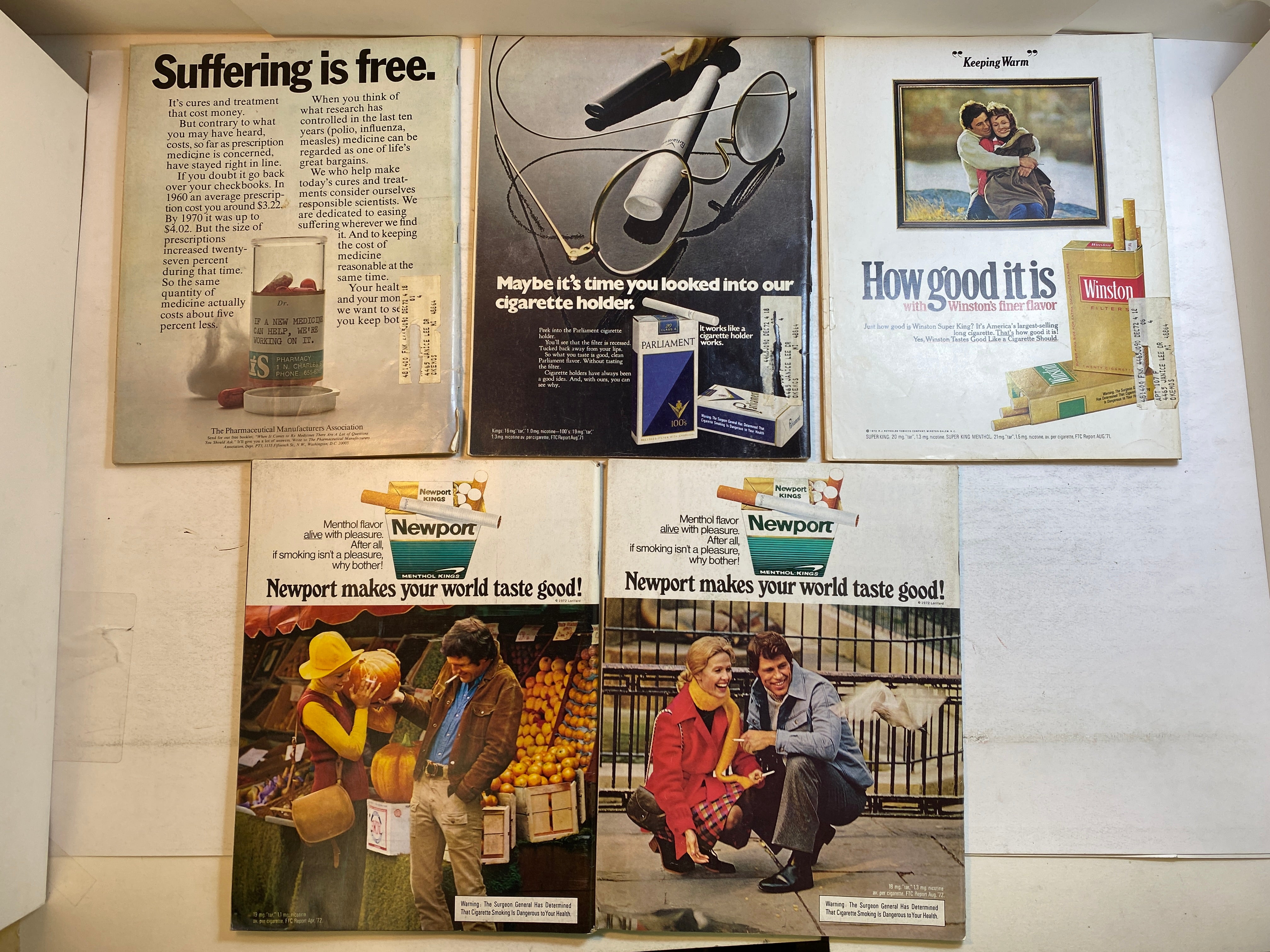 Lot of 8 Psychology Today Magazines 1972-1973