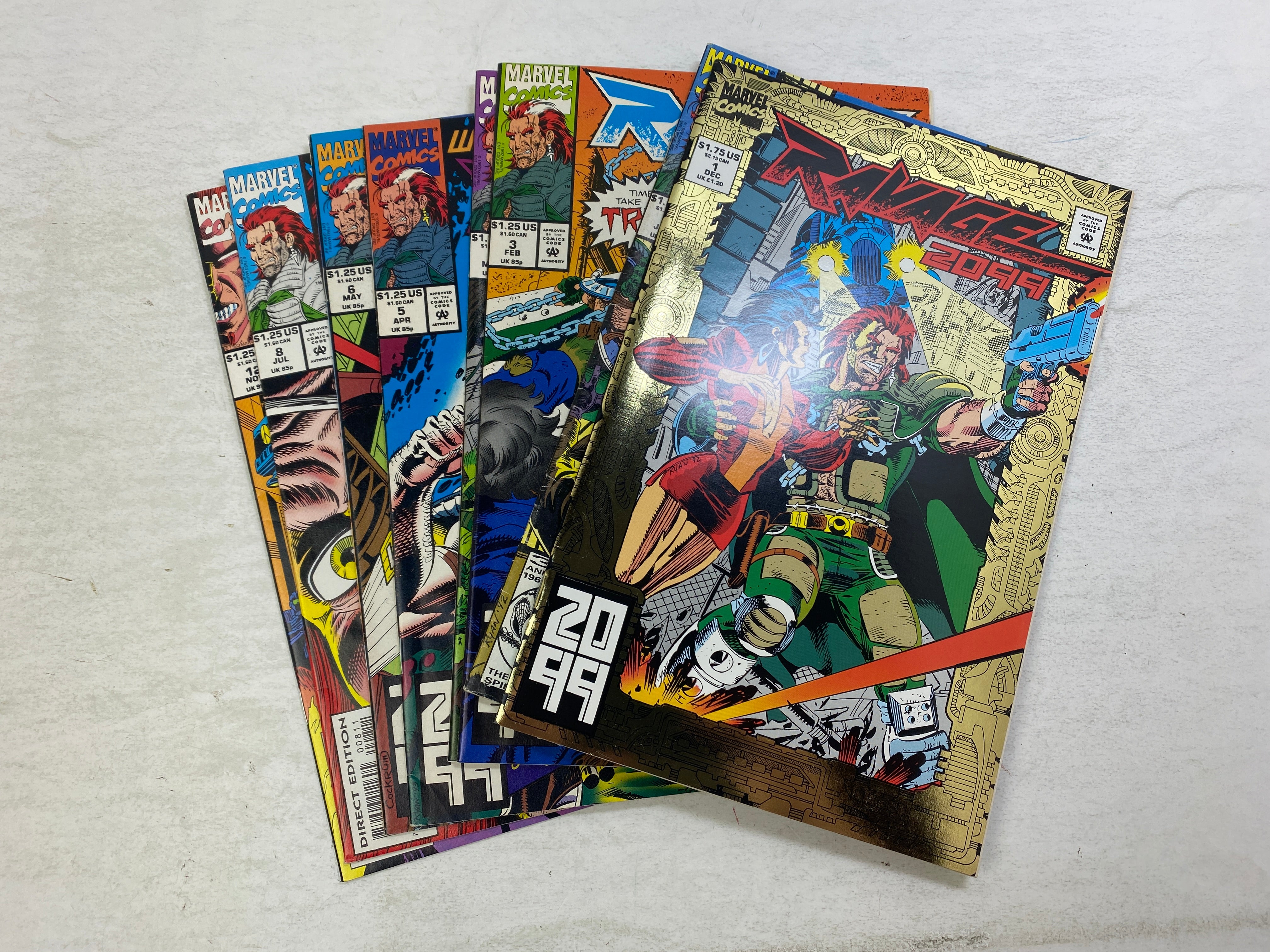Lot of 8 Ravage 2099 Marvel Comics 1992-1993
