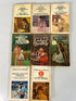 LOT OF 8 Vintage Bantam Romance Yellow Edge 1971-1977 SC