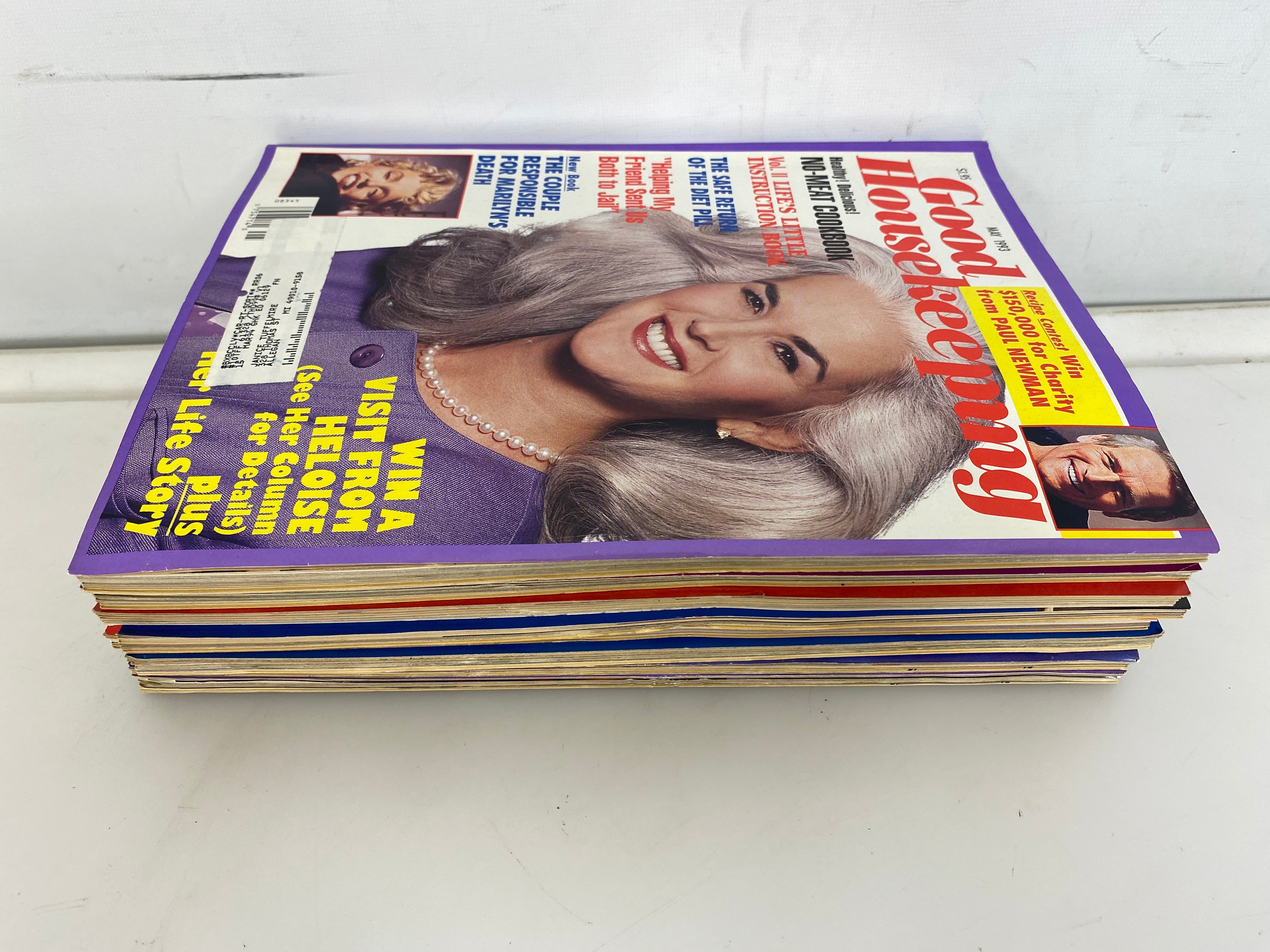 Lot of 8 Vintage Good Housekeeping Magazines 1993