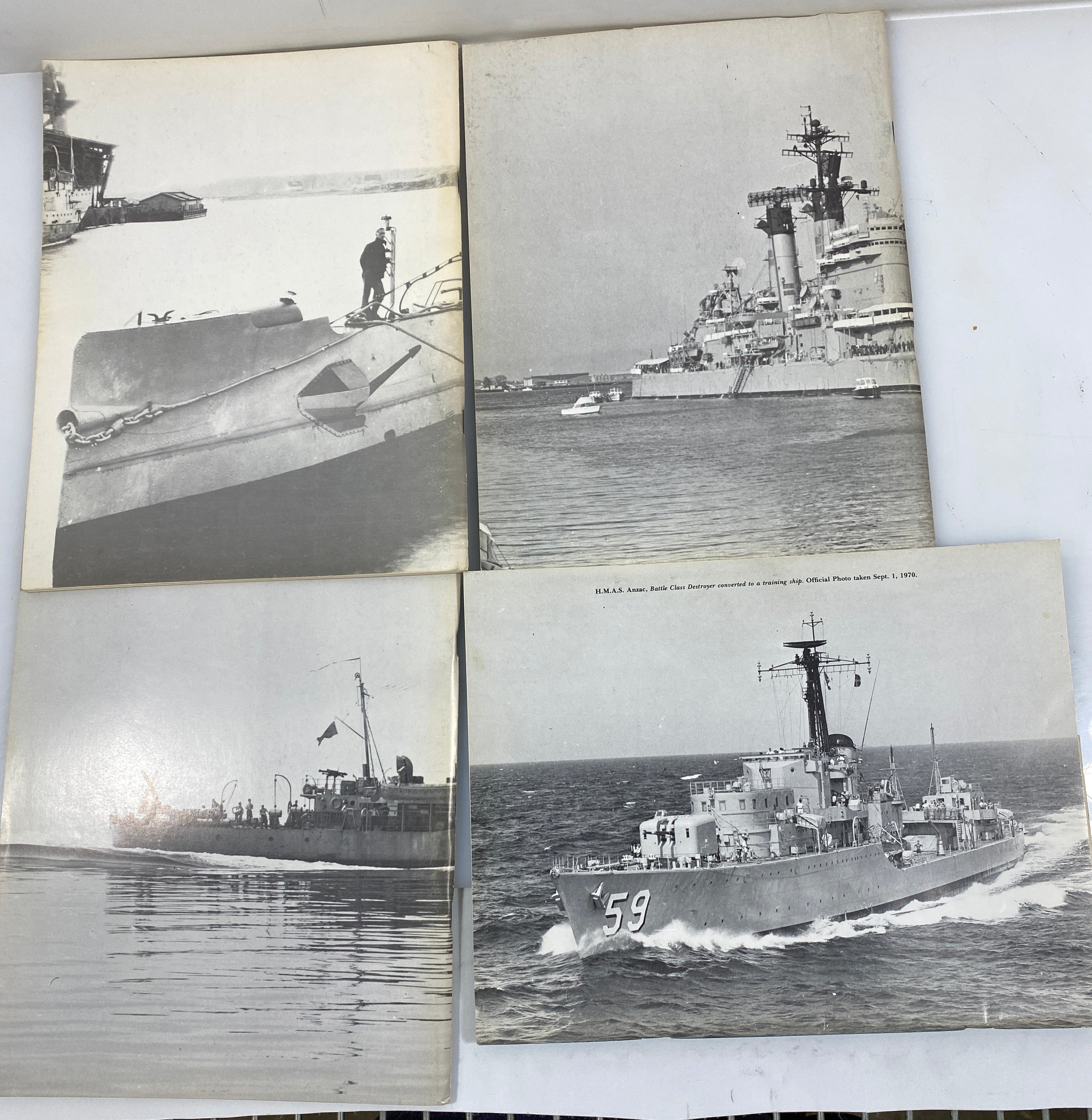 Lot of 8 Warship International Magazines 1976-1977