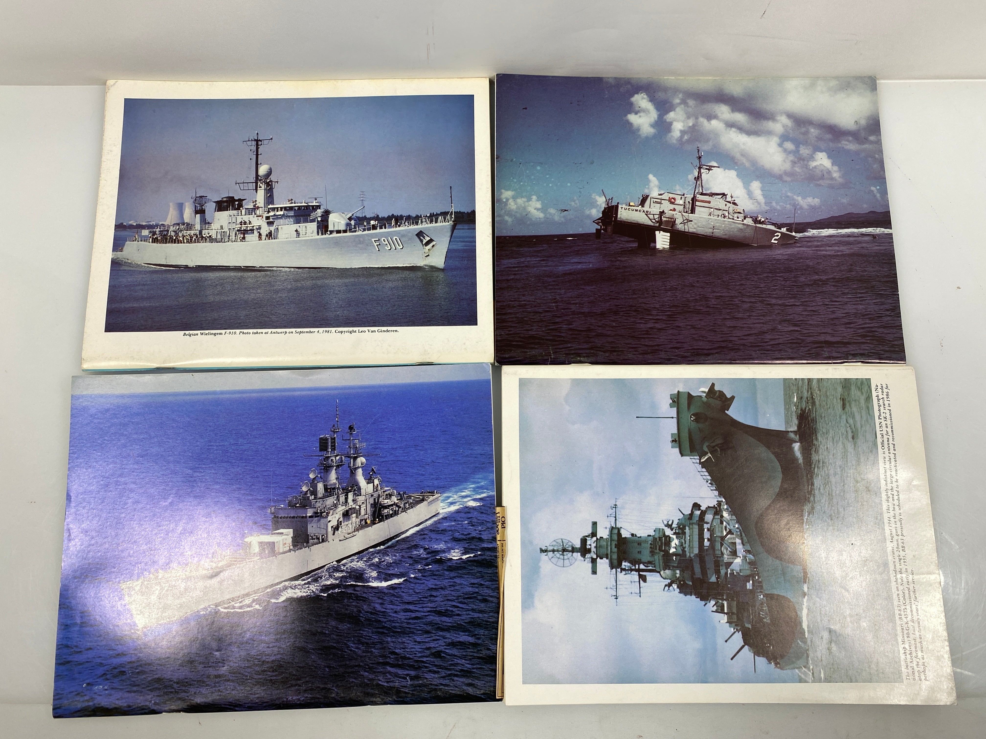 Lot of 8 Warship International Magazines 1982-1983