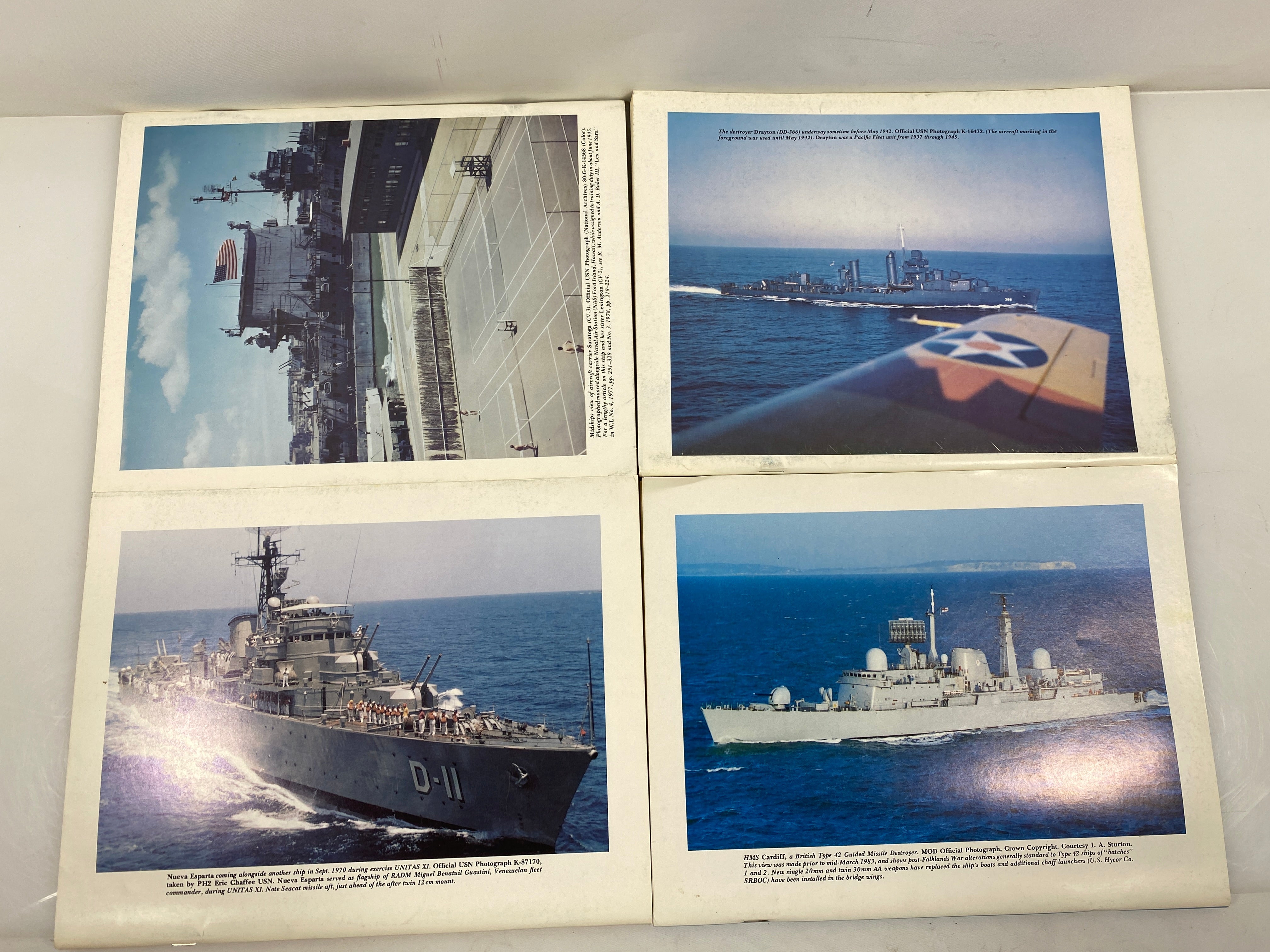 Lot of 8 Warship International Magazines 1982-1983
