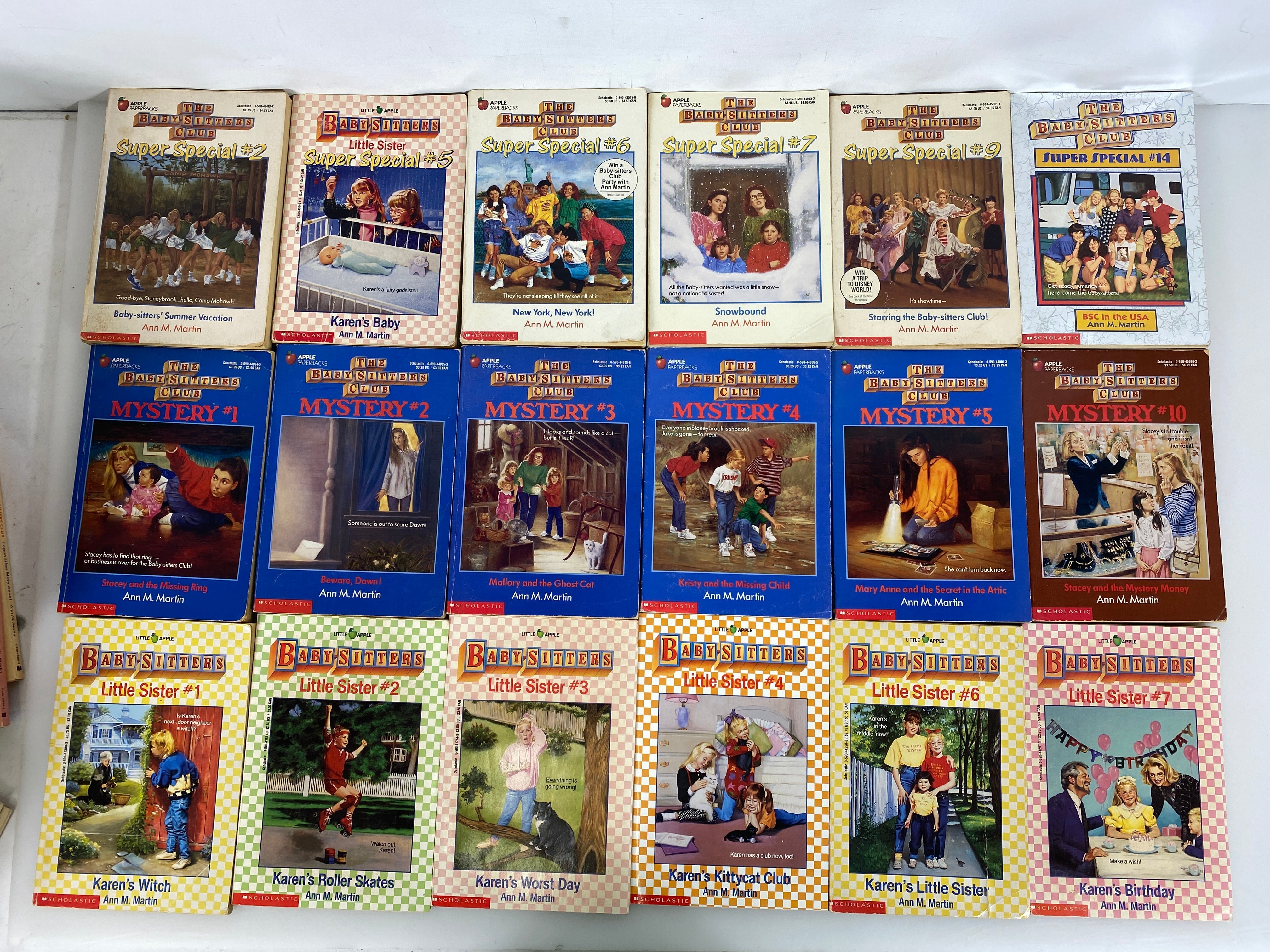 Lot of 80+ Baby-sitter's Club Series Books 1986-1997