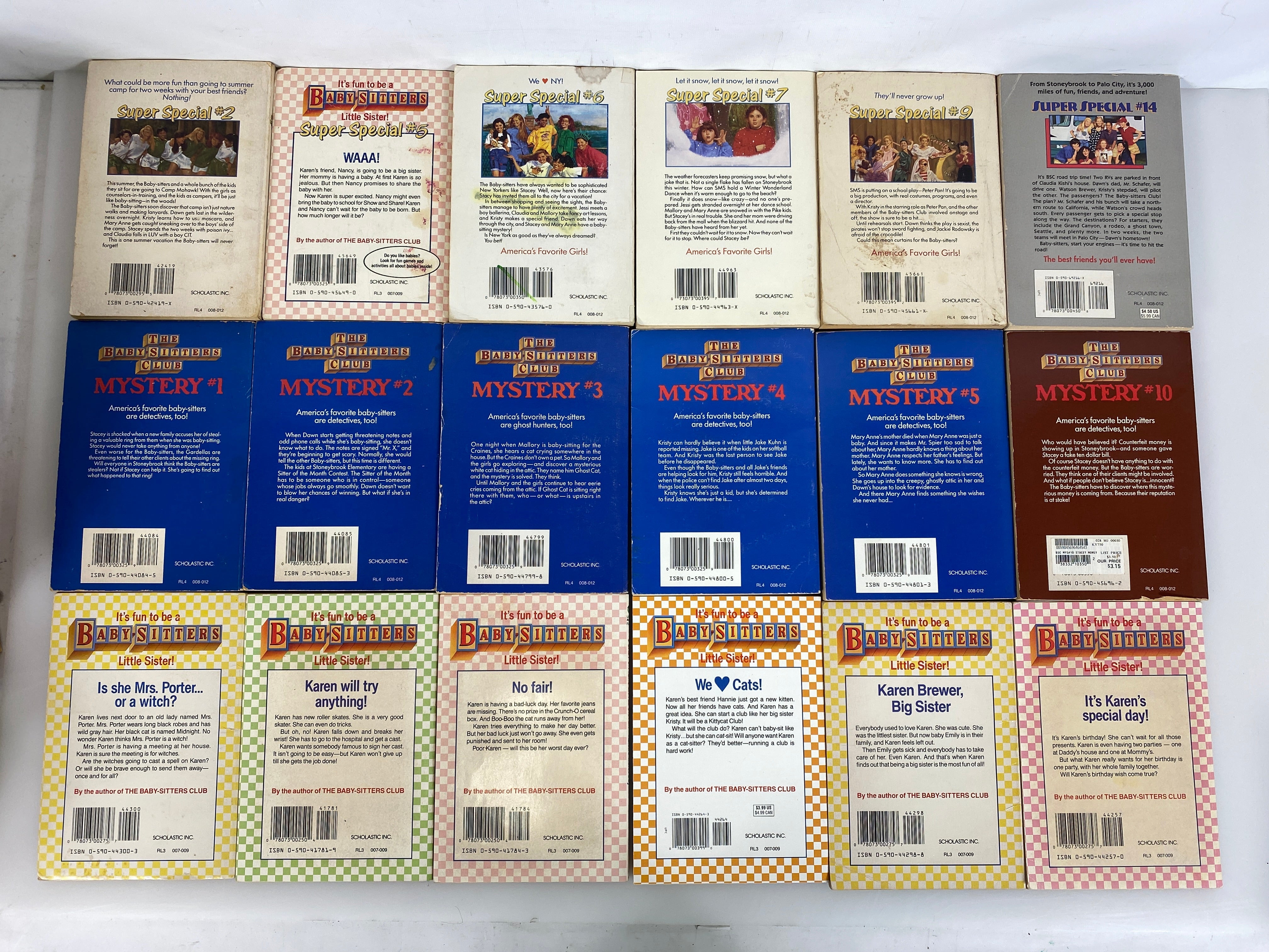 Lot of 80+ Baby-sitter's Club Series Books 1986-1997