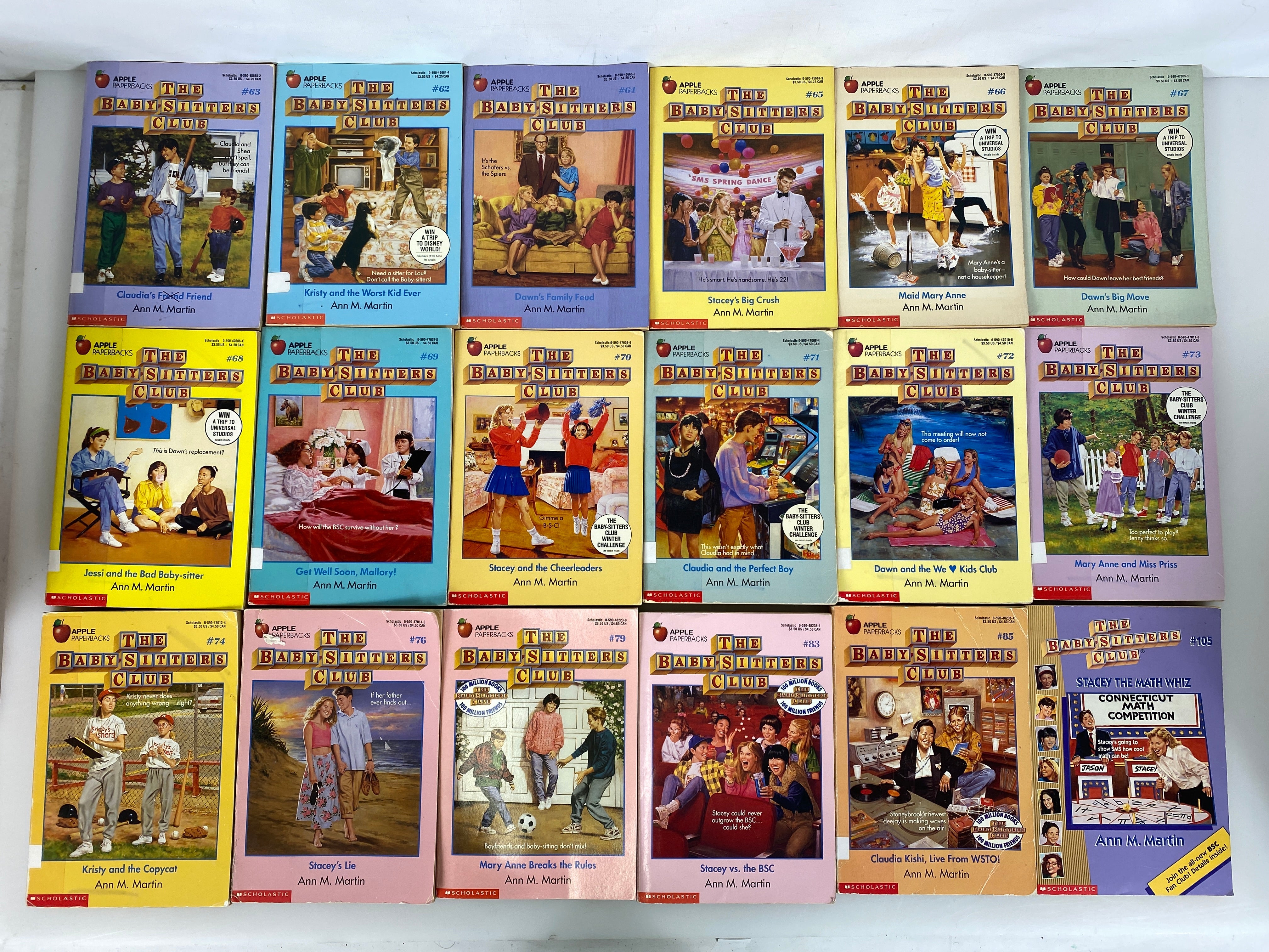Lot of 80+ Baby-sitter's Club Series Books 1986-1997