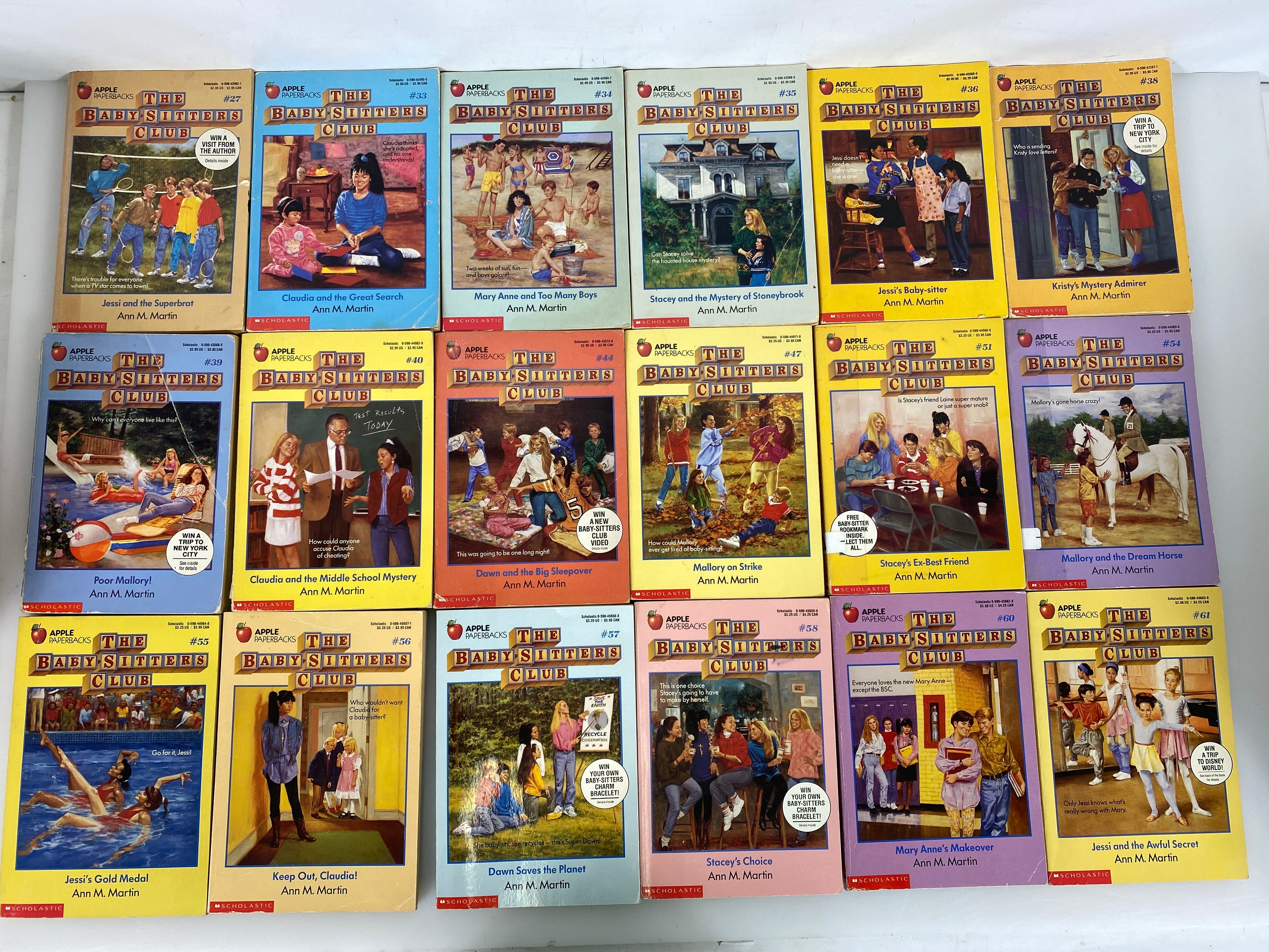 Lot of 80+ Baby-sitter's Club Series Books 1986-1997