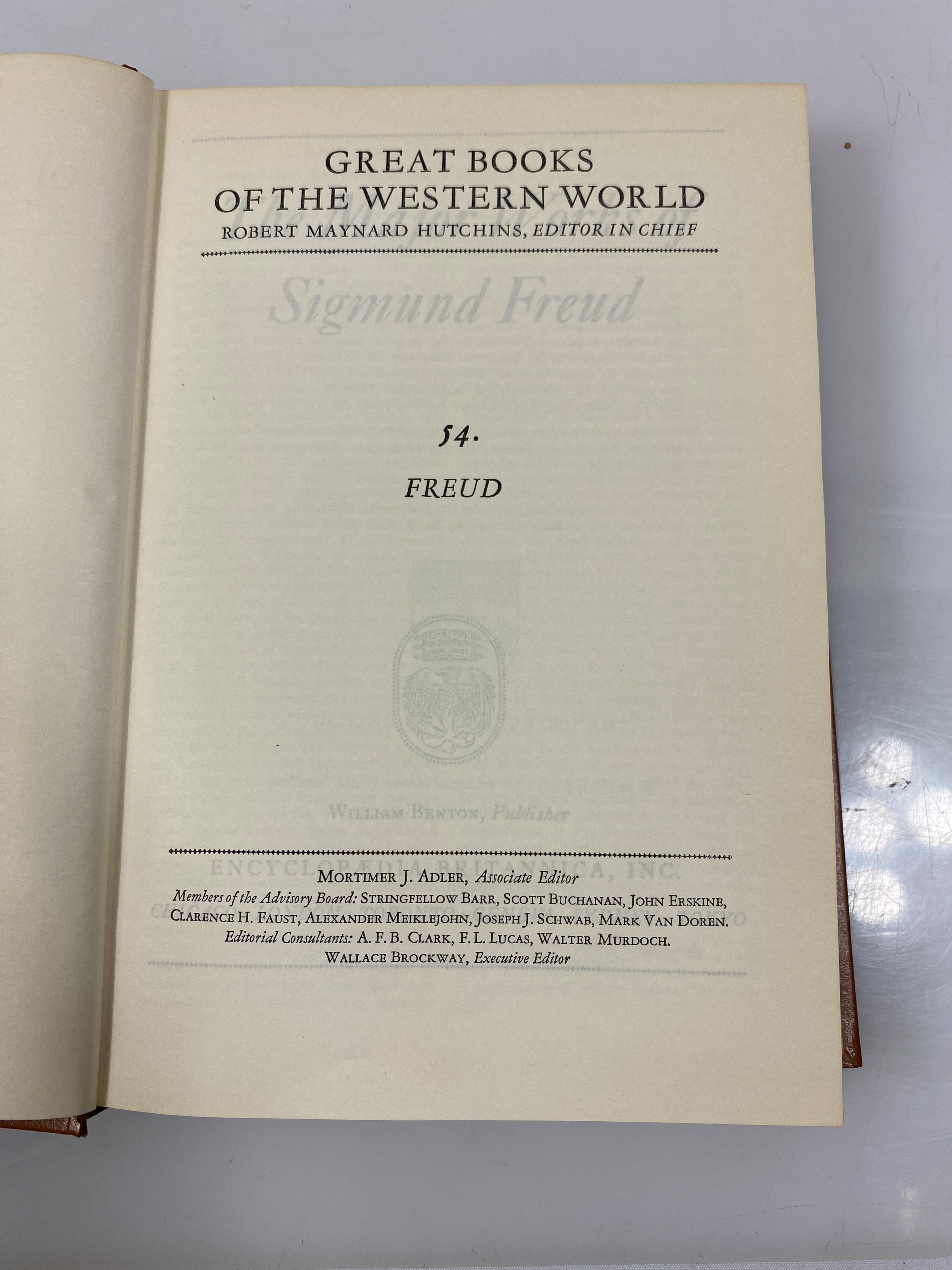 Lot of 9 Britannica Great Books of the Western World 1952 HC