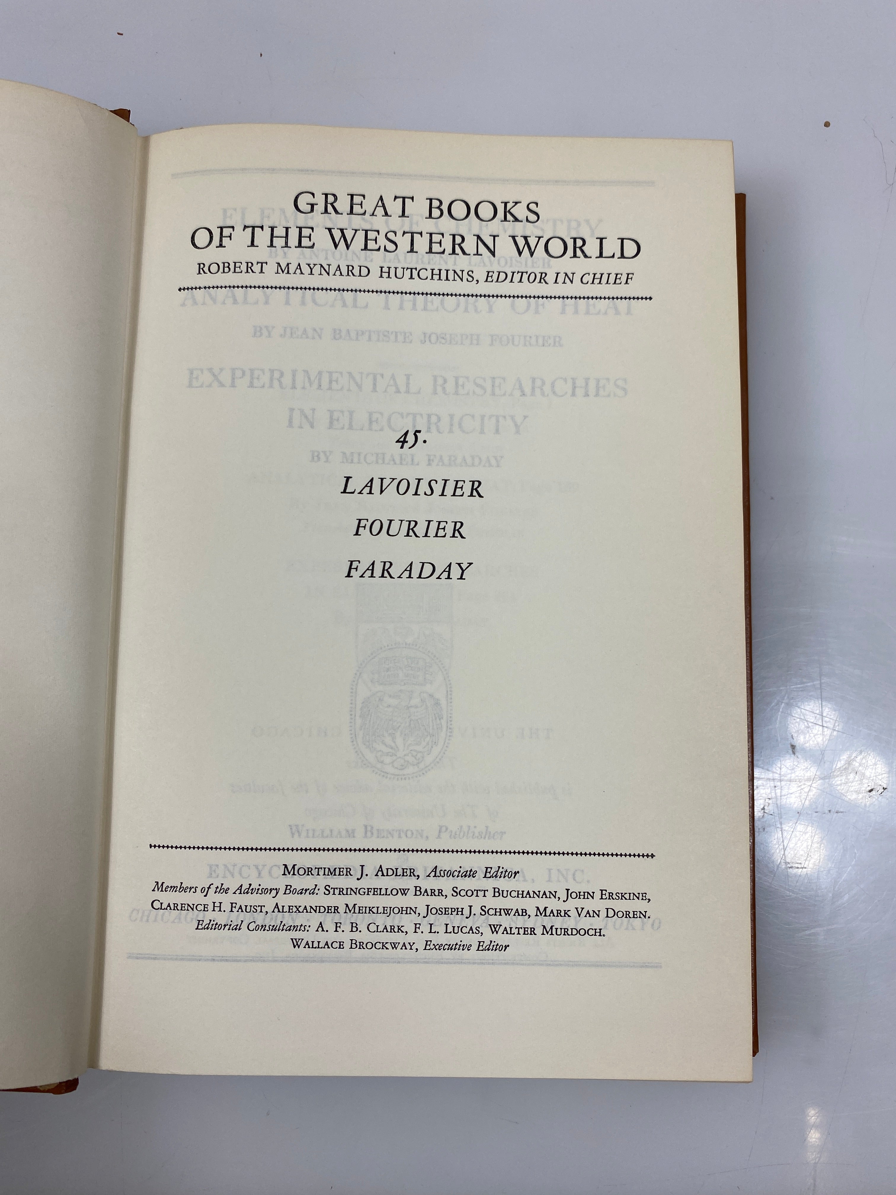Lot of 9 Britannica Great Books of the Western World 1952 HC