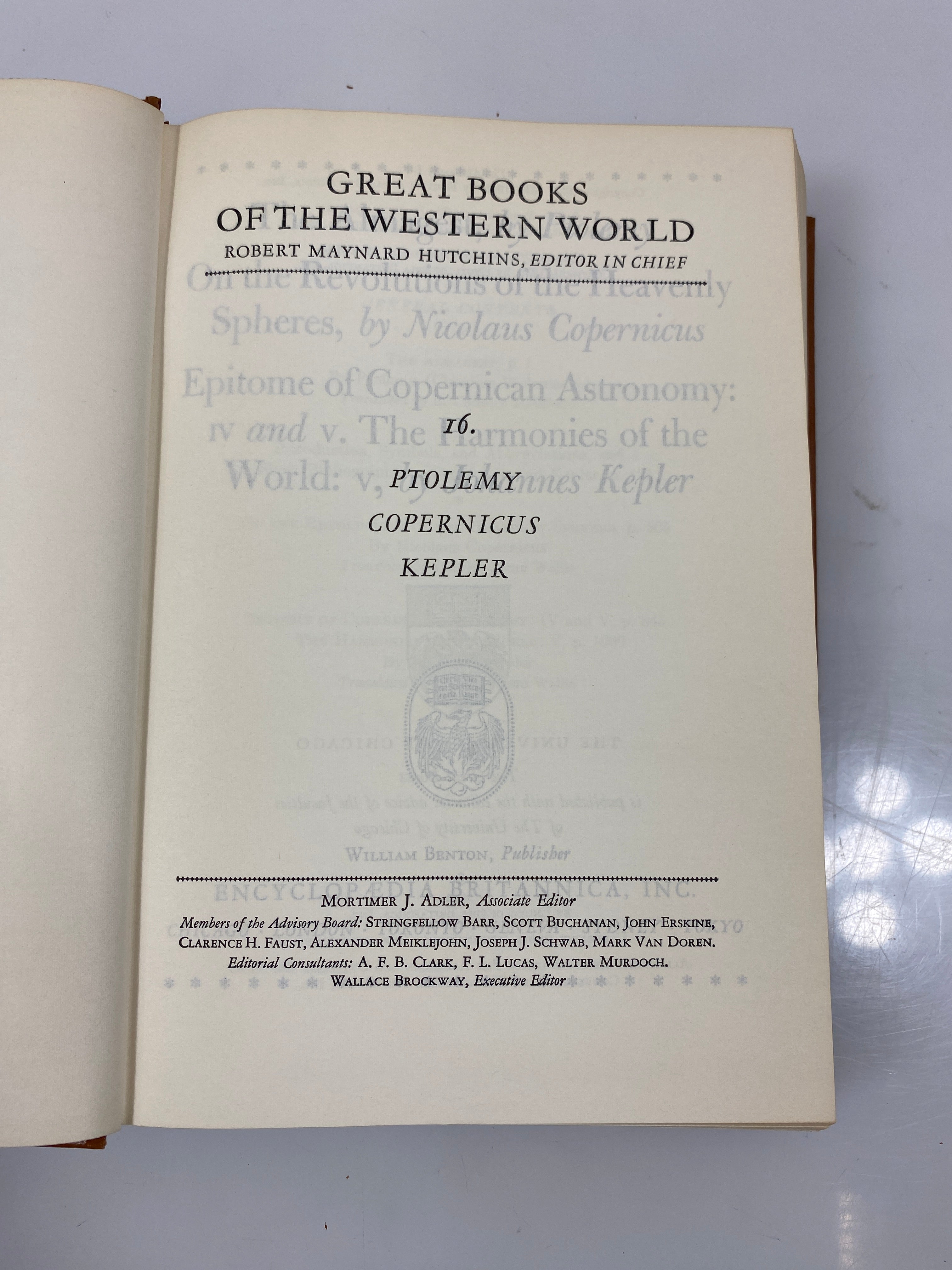 Lot of 9 Britannica Great Books of the Western World 1952 HC