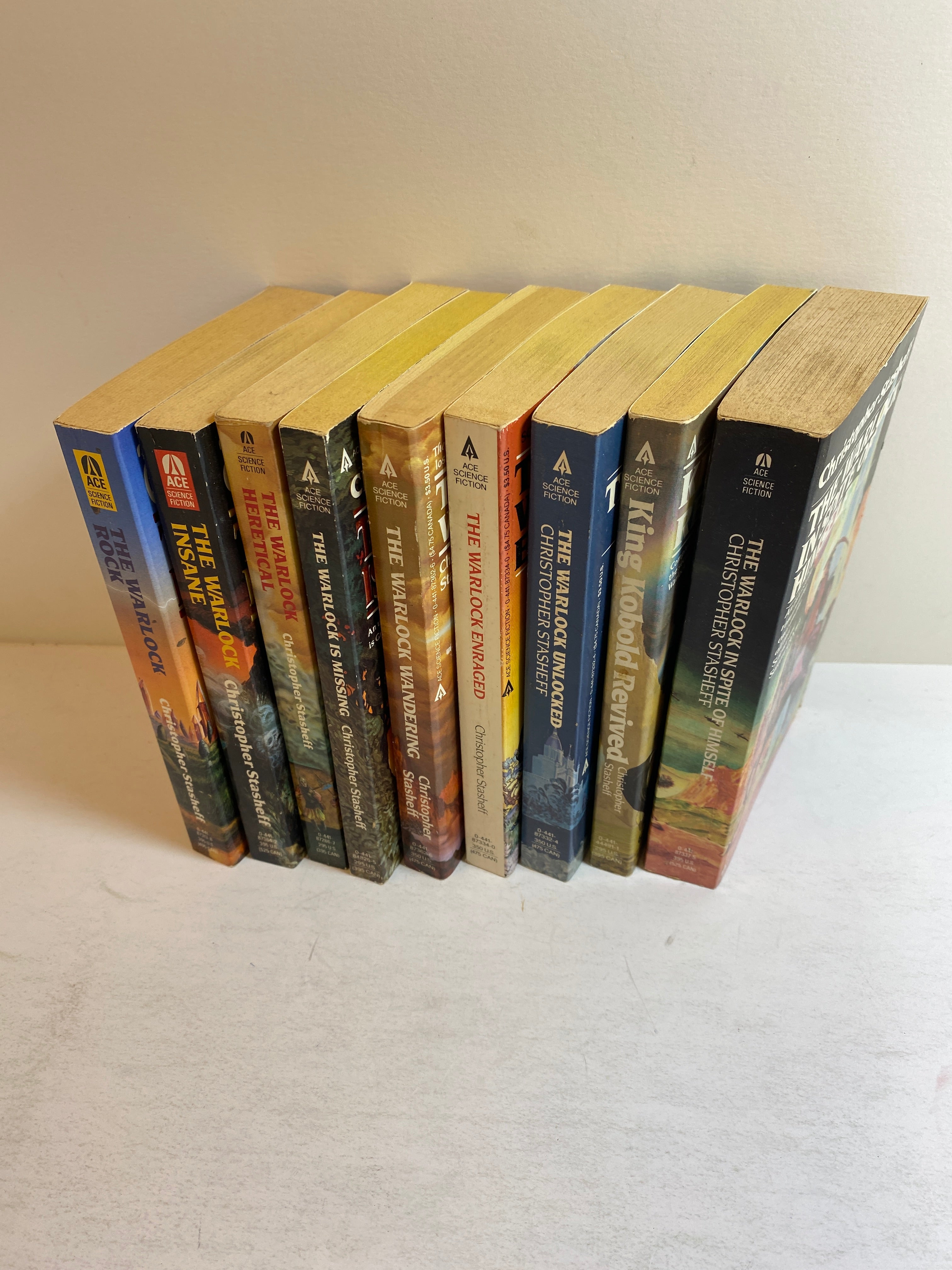 Lot of 9 Christopher Stasheff Warlock Series SC 1984-1990