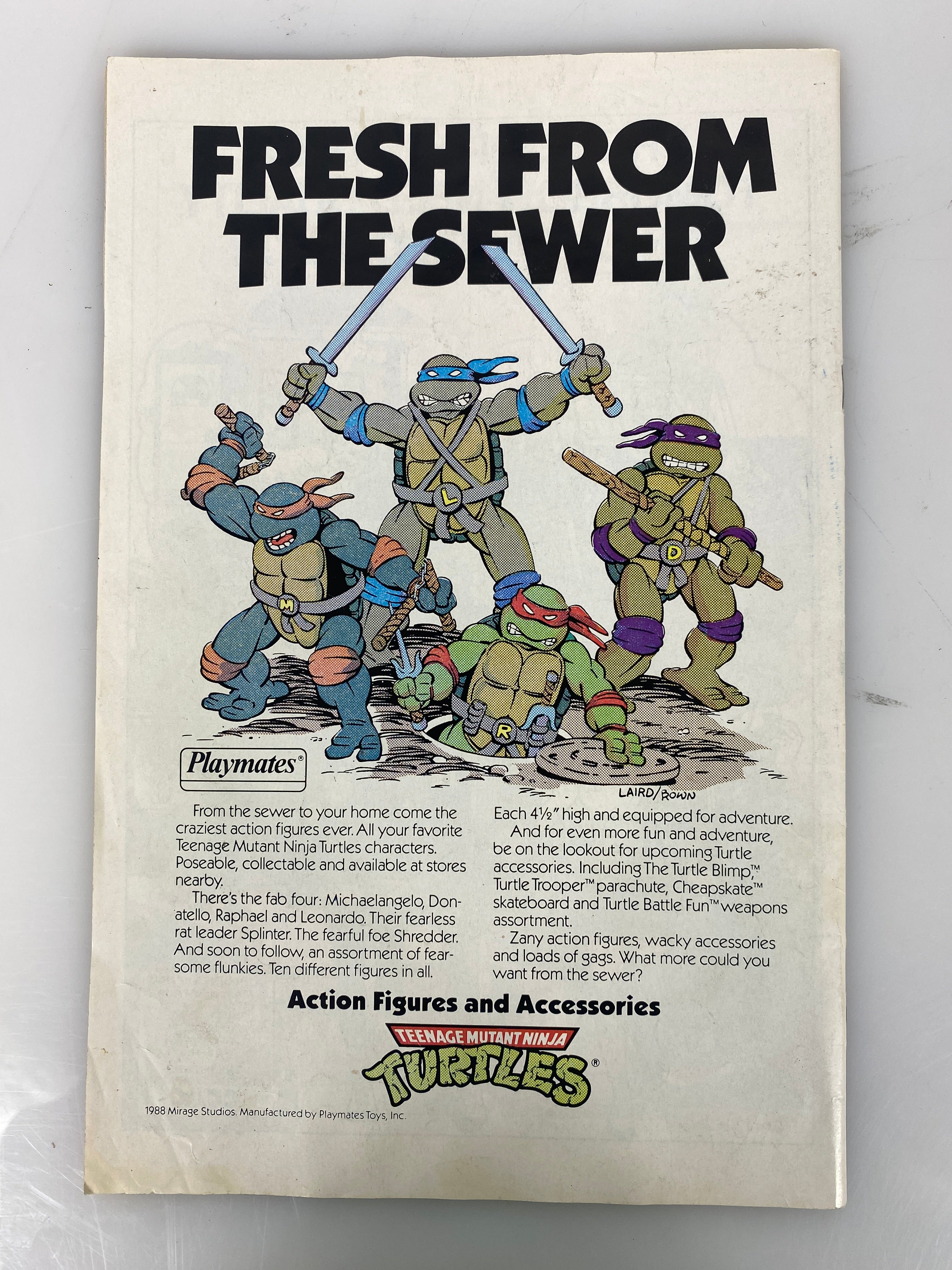 Lot of 9 Eastman Lair Ninja Turtles Comics 1-24 (1989-1991)