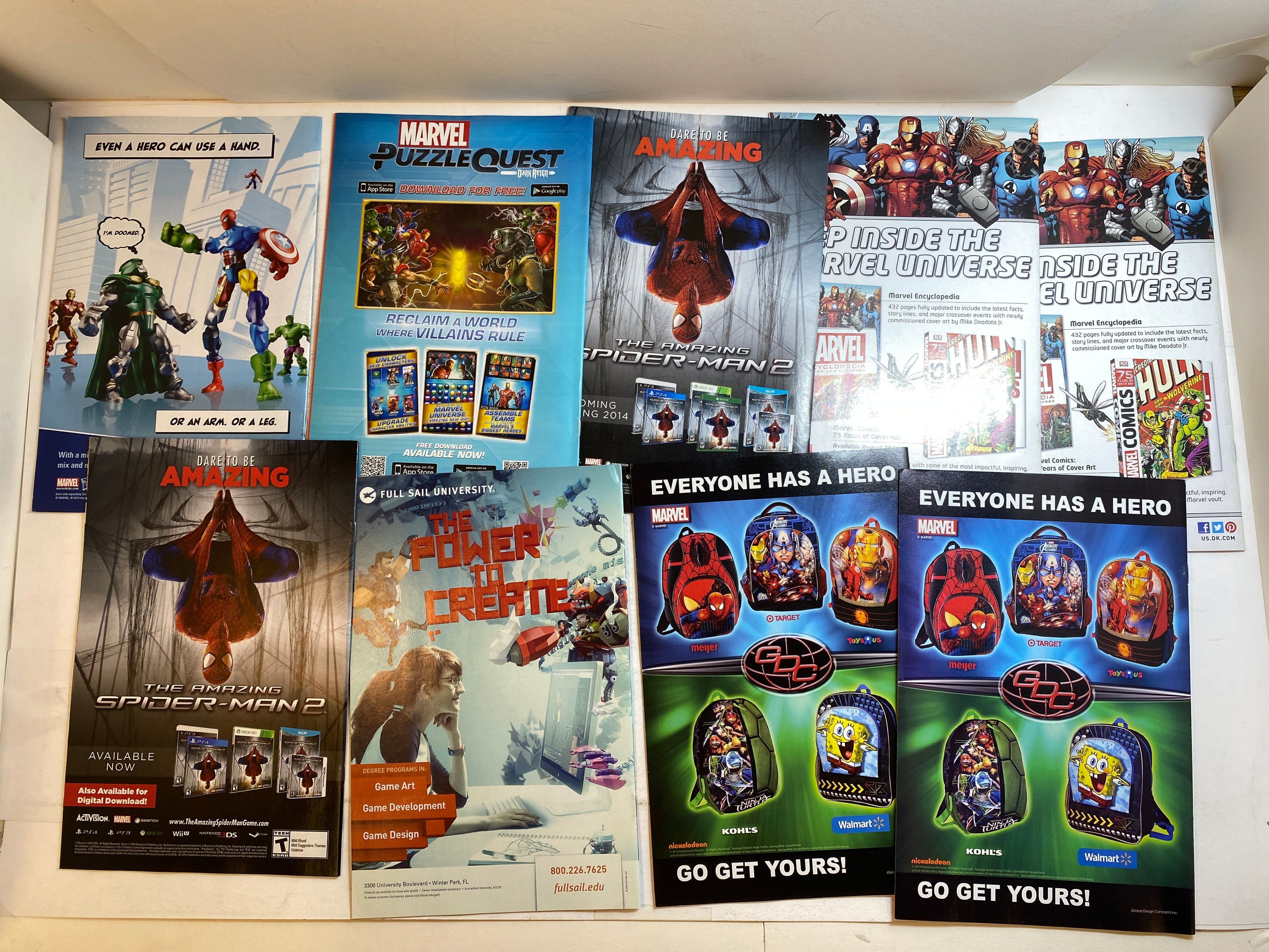 Lot of 9 Fantastic Four Marvel Comics 2014