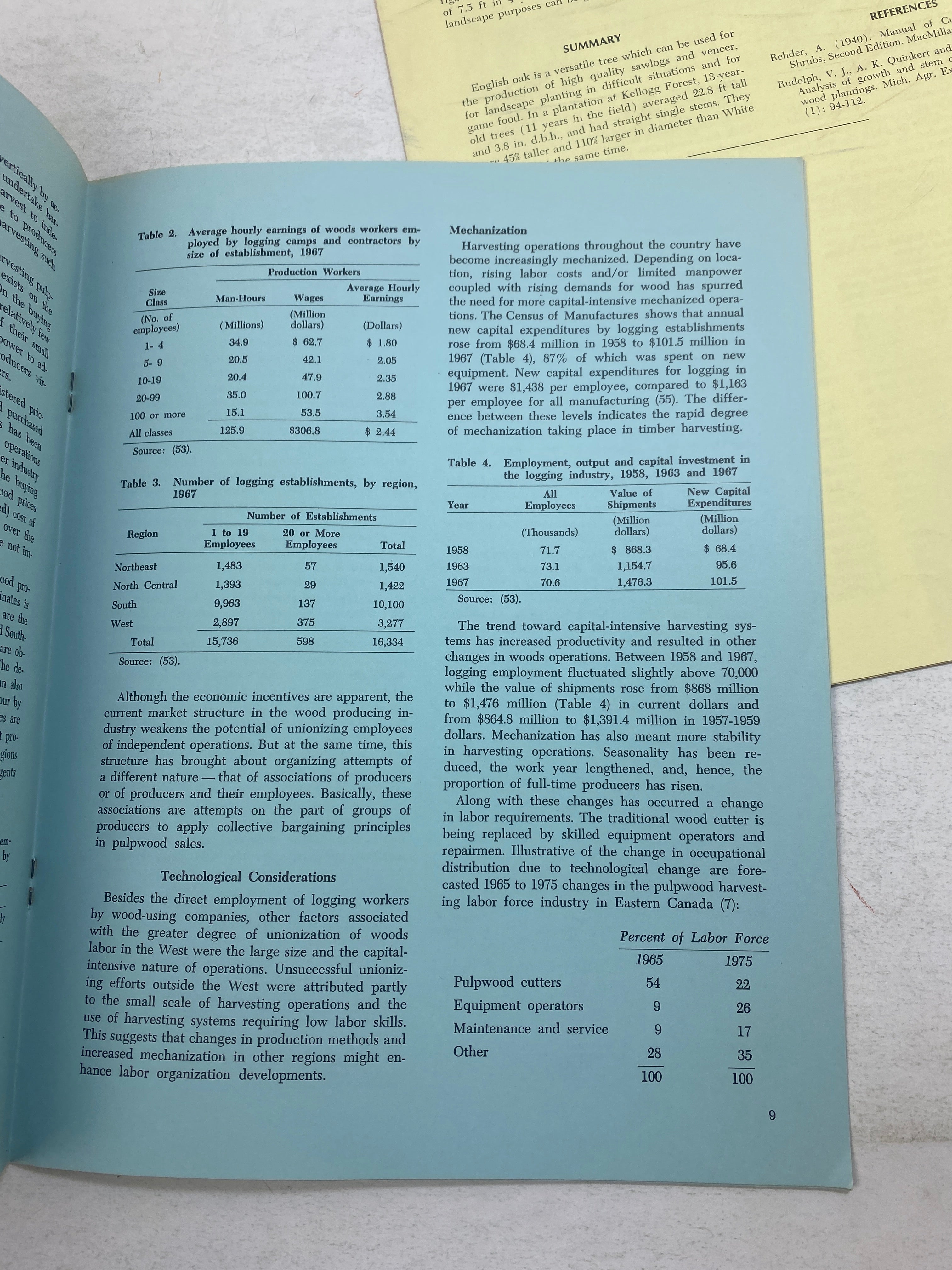 Lot of 9 MSU Agricultural Research Report Bulletins 1972-1984
