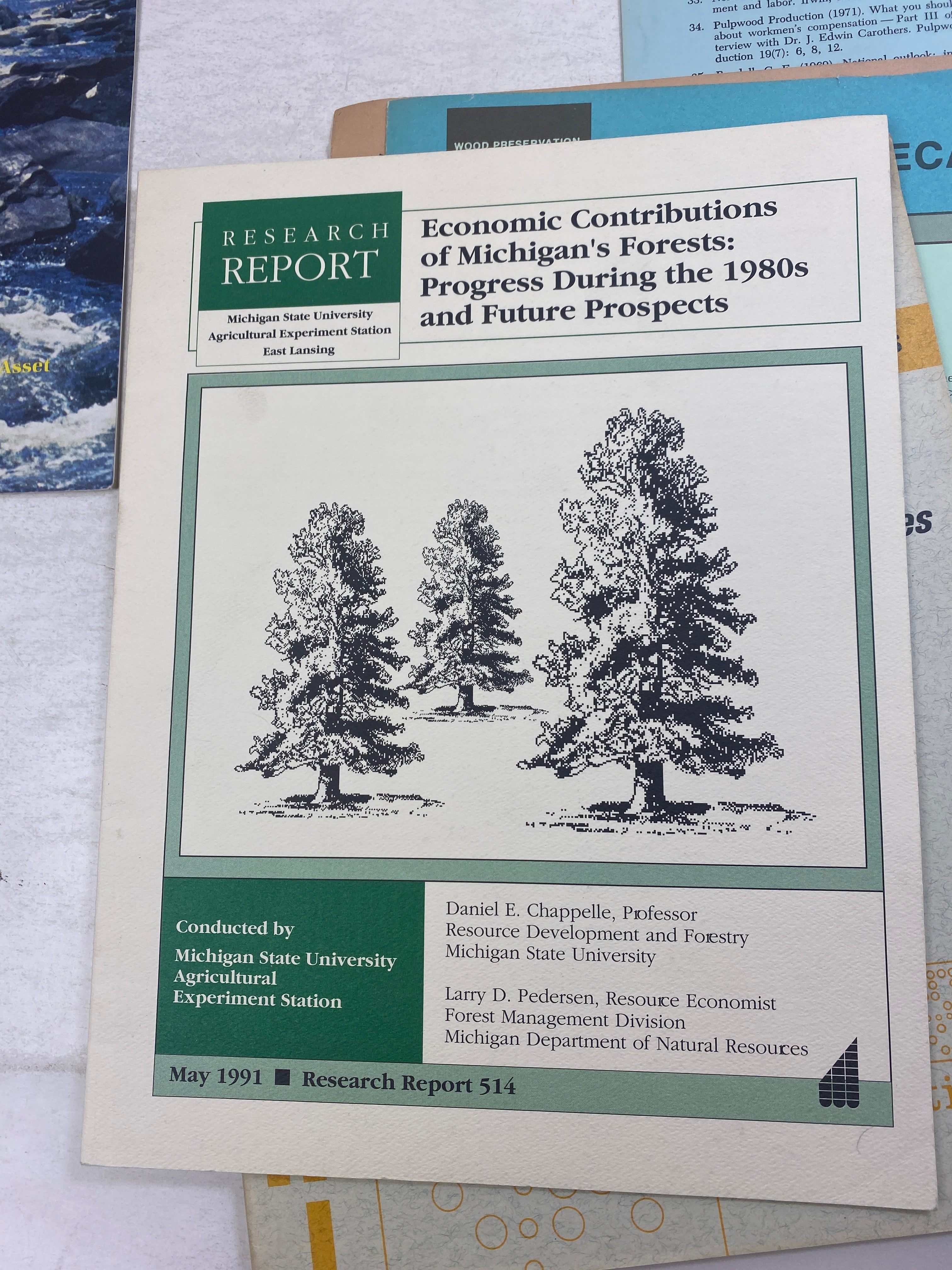 Lot of 9 MSU Agricultural Research Report Bulletins 1972-1984
