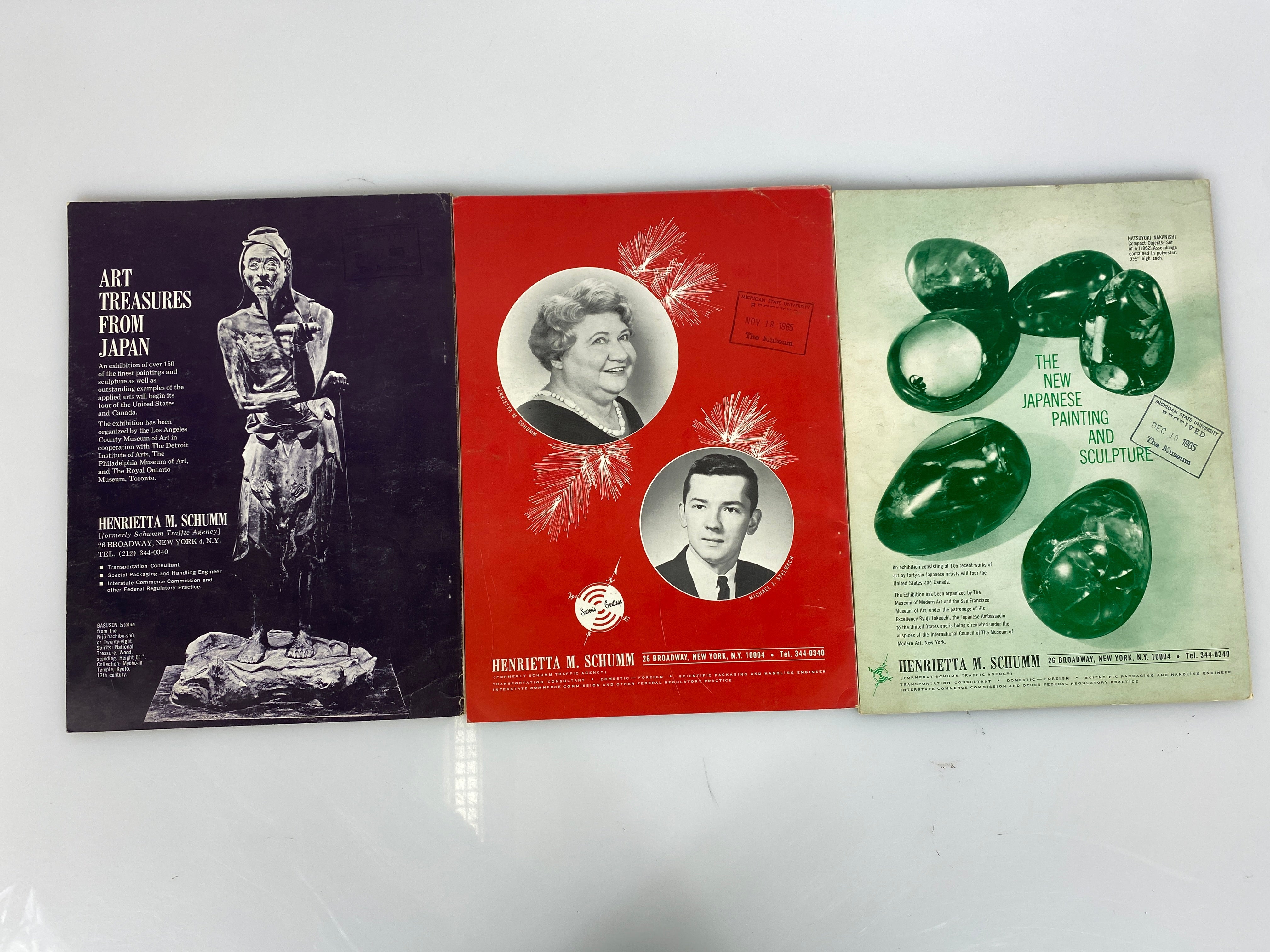 Lot of 9 Museum News Journal / Vintage Magazine 1965
