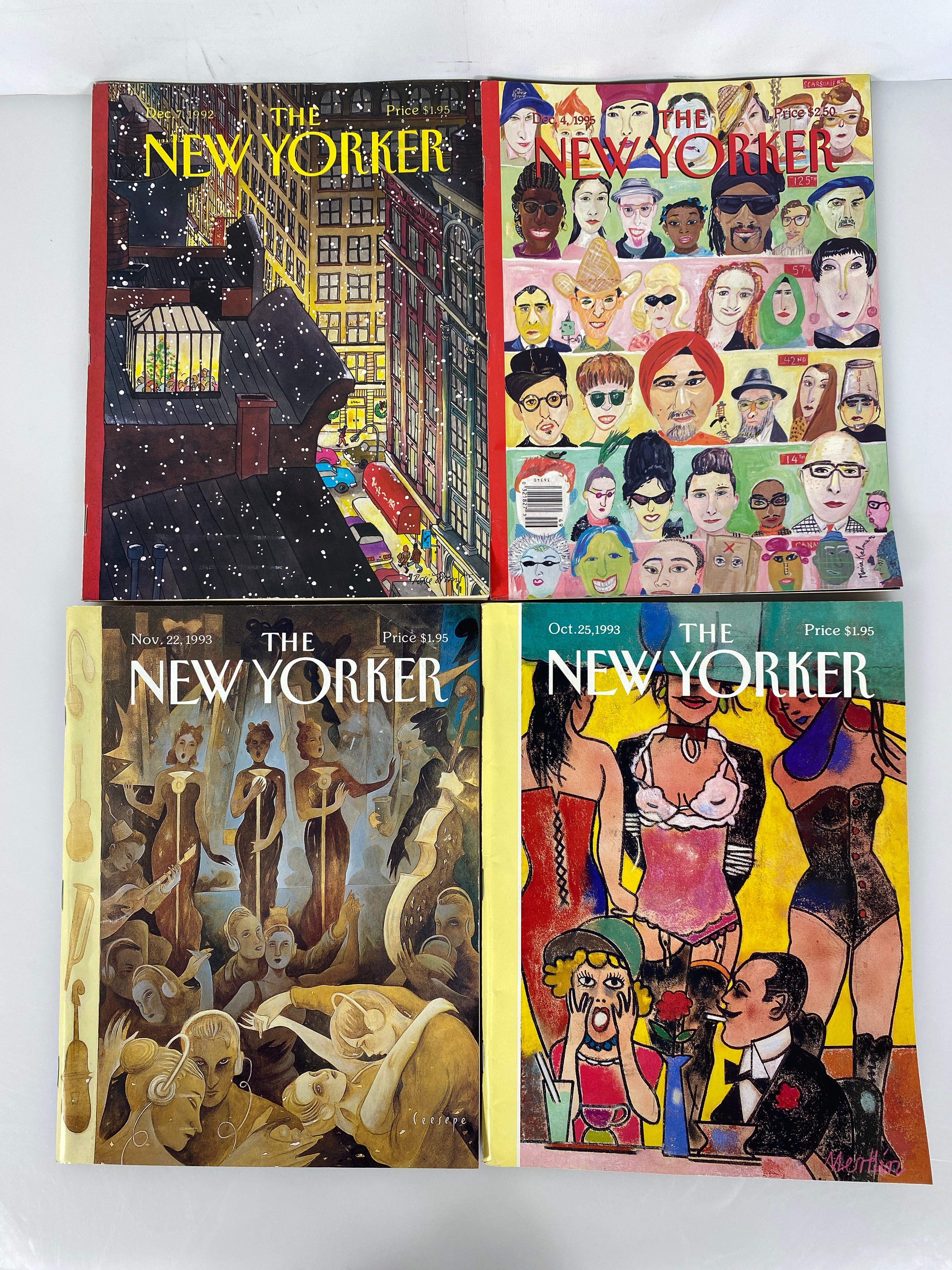 Lot of 9 New Yorker Magazine 1992-1995