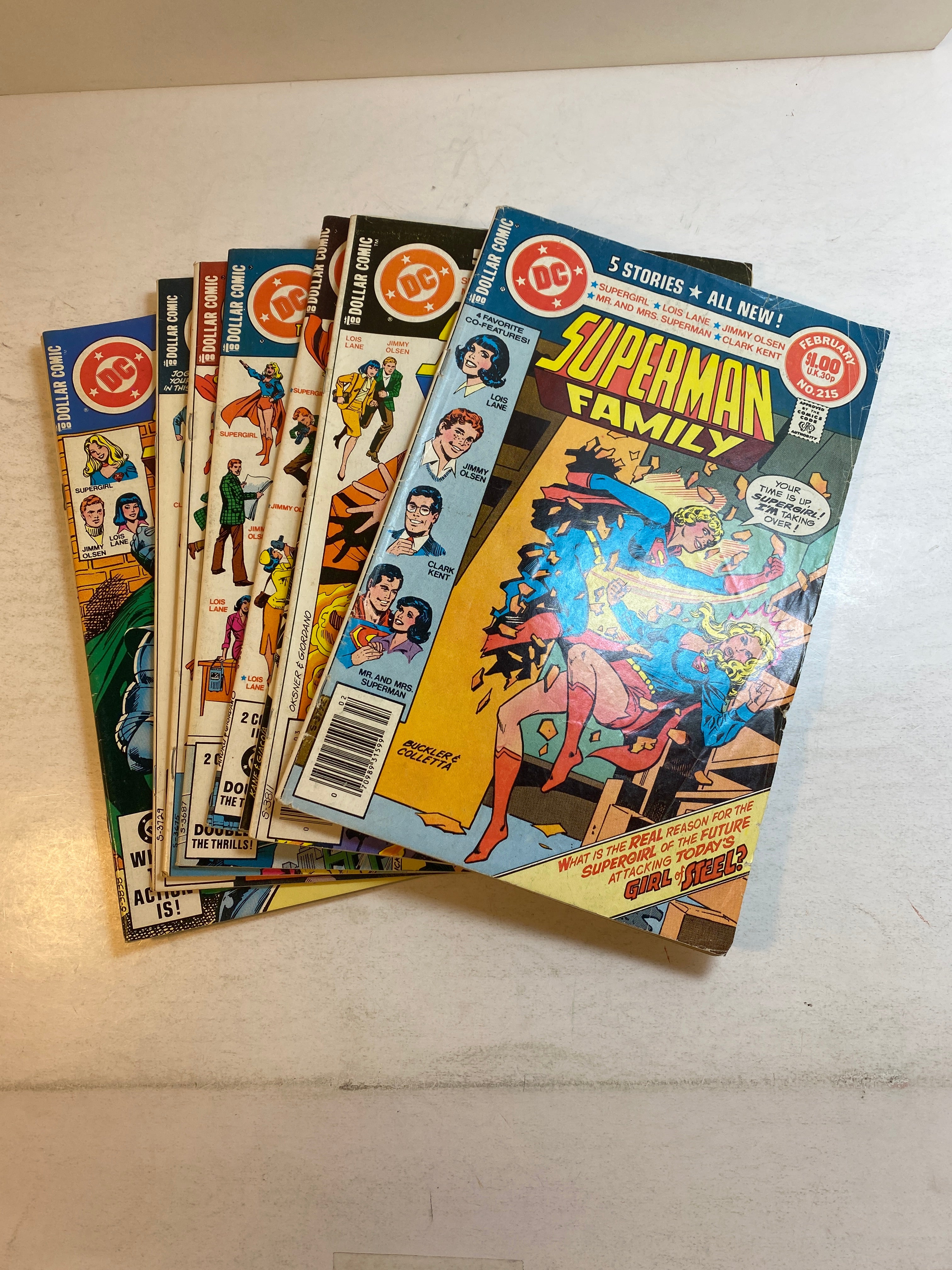Lot of 9 Superman Family DC Comics 1981-1982