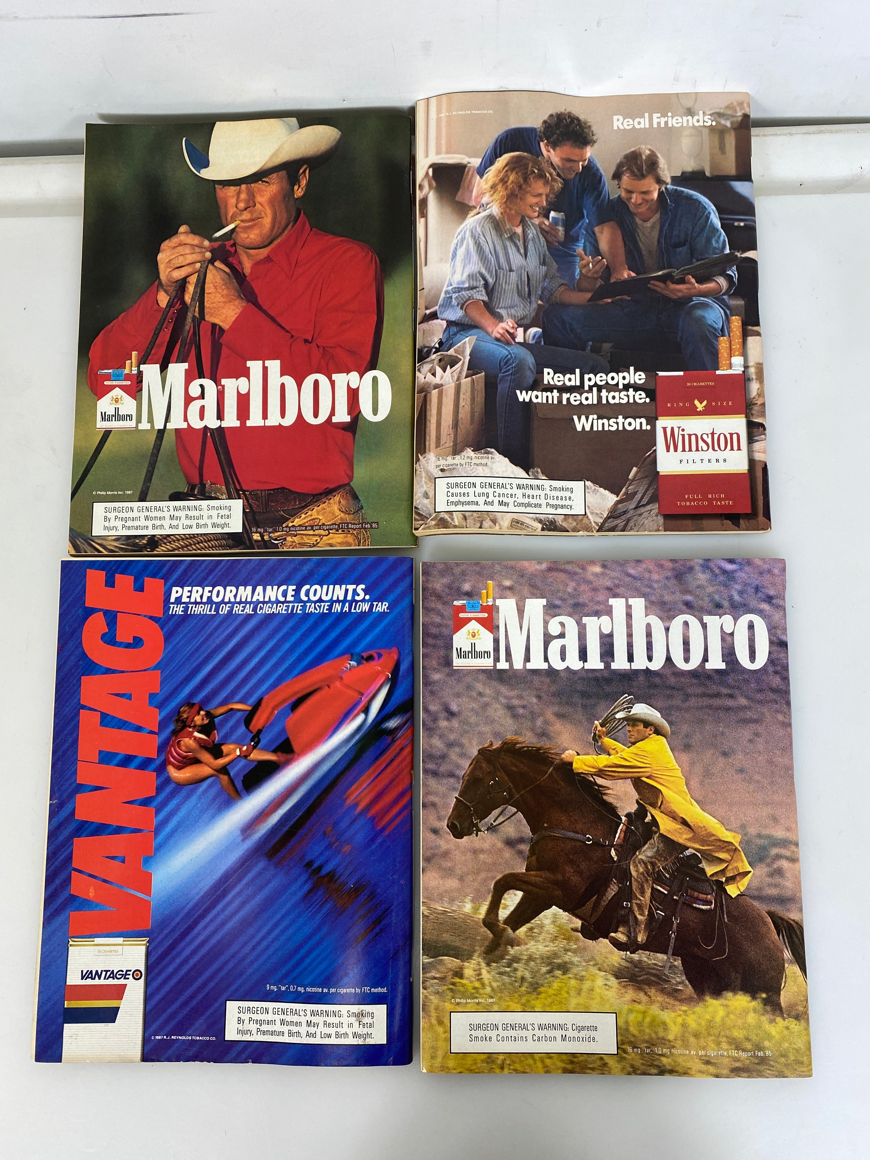 Lot of 9 Vintage Motor Trend Magazines 1987