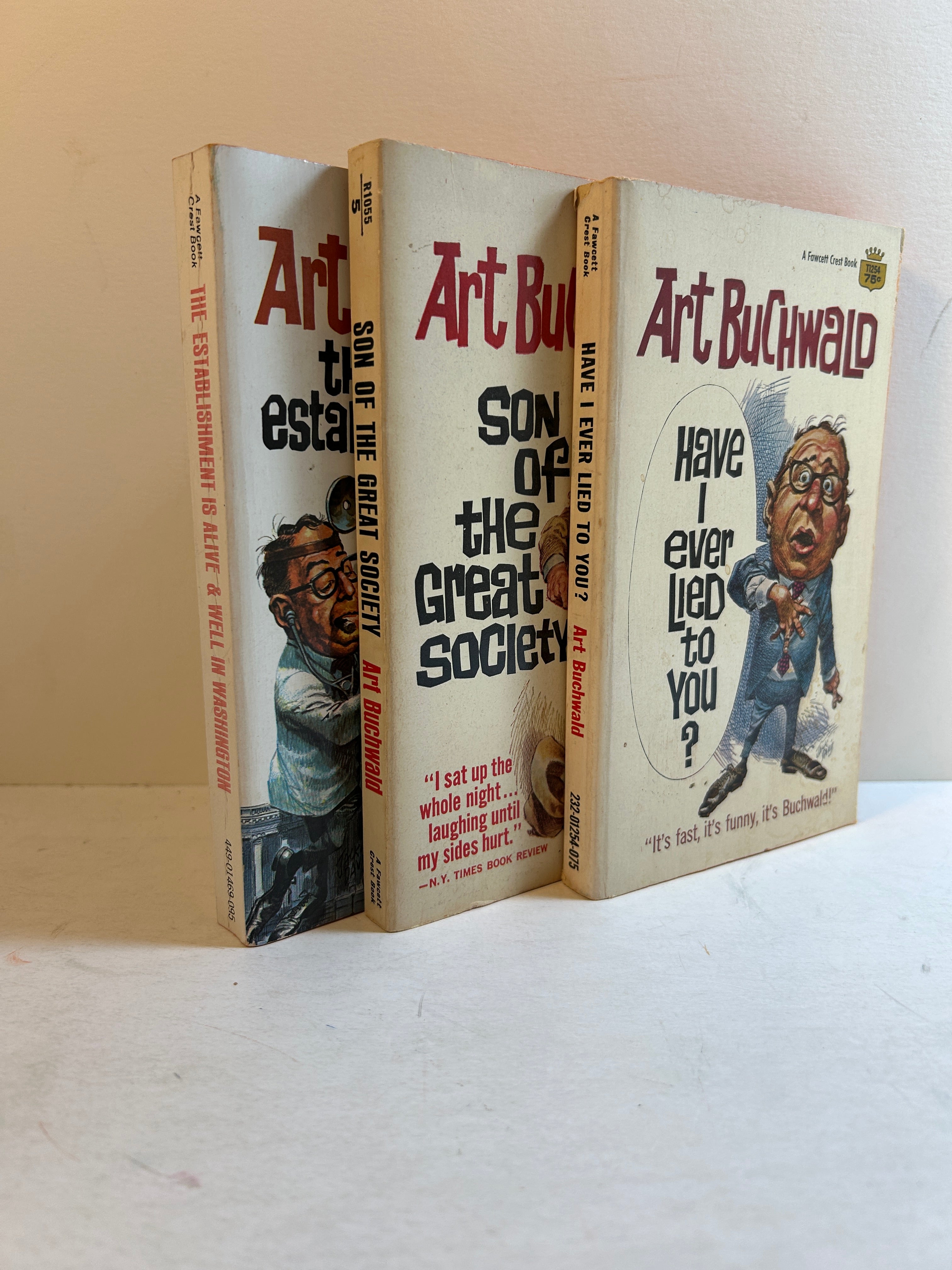 Lot of Art Buchwald Political Comedies 1967-69 SC