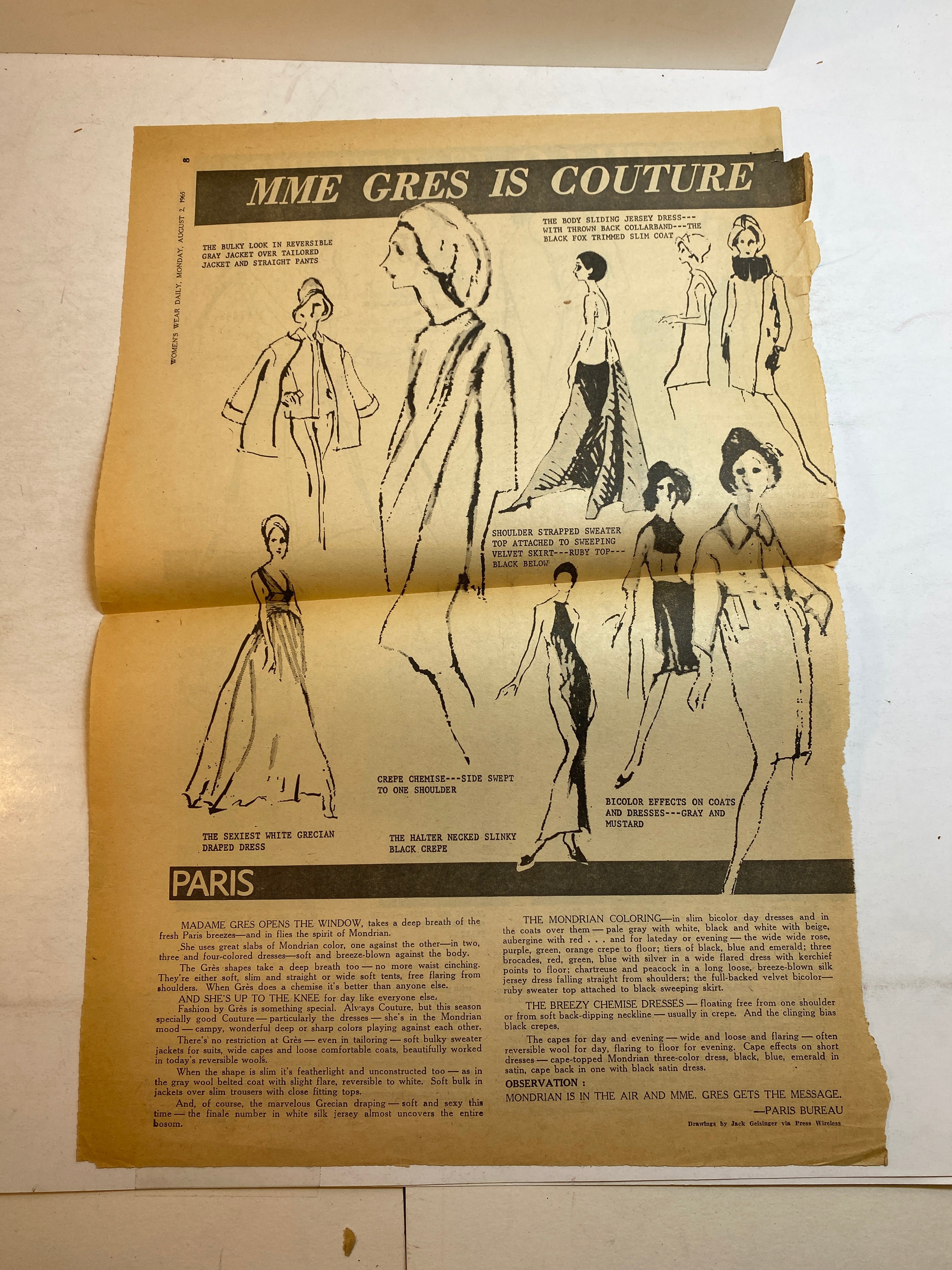 Lot of Chanel Fashion Ephemera 1940s-1960s