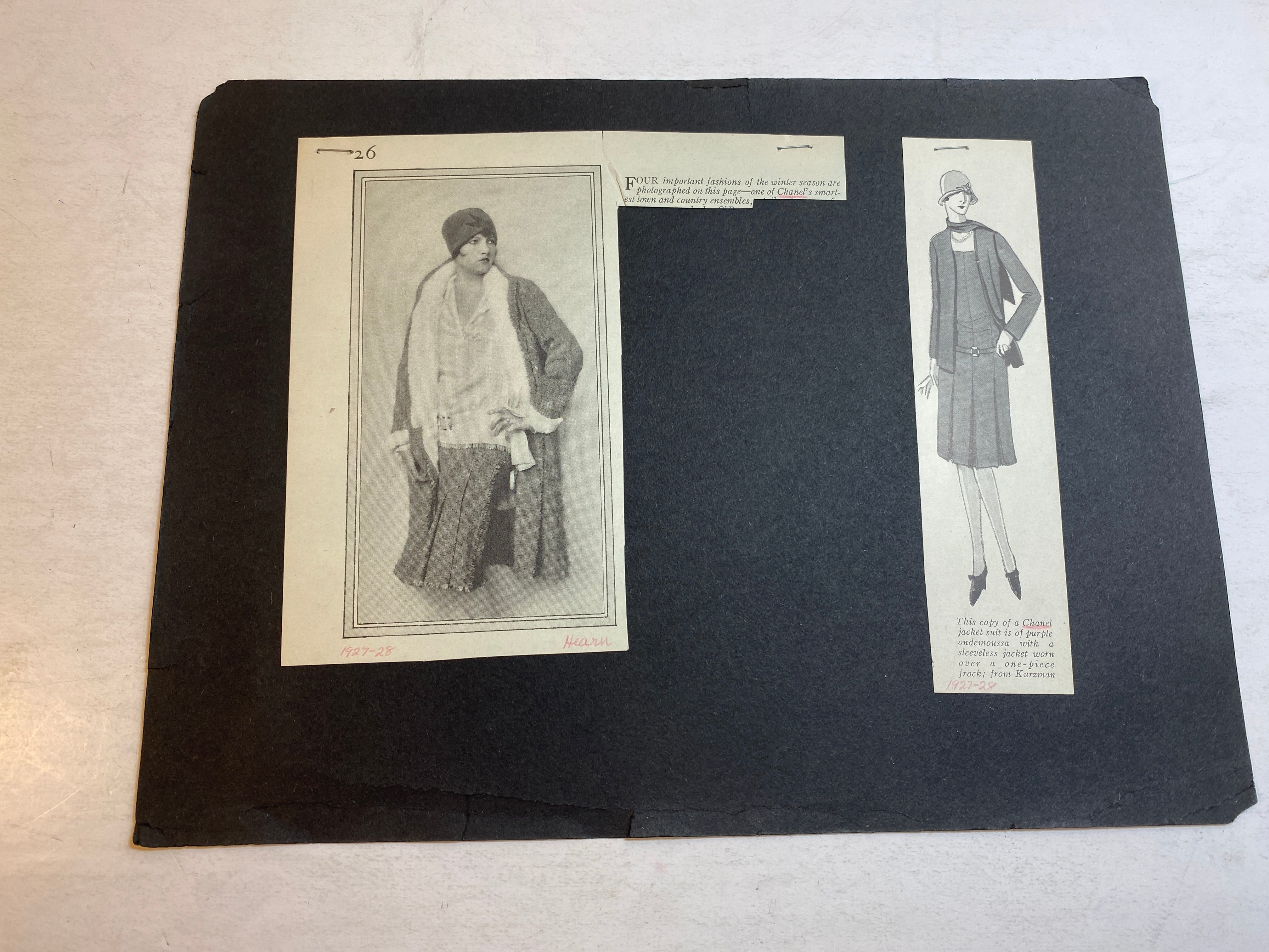 Lot of Chanel Fashion Ephemera 1940s-1960s