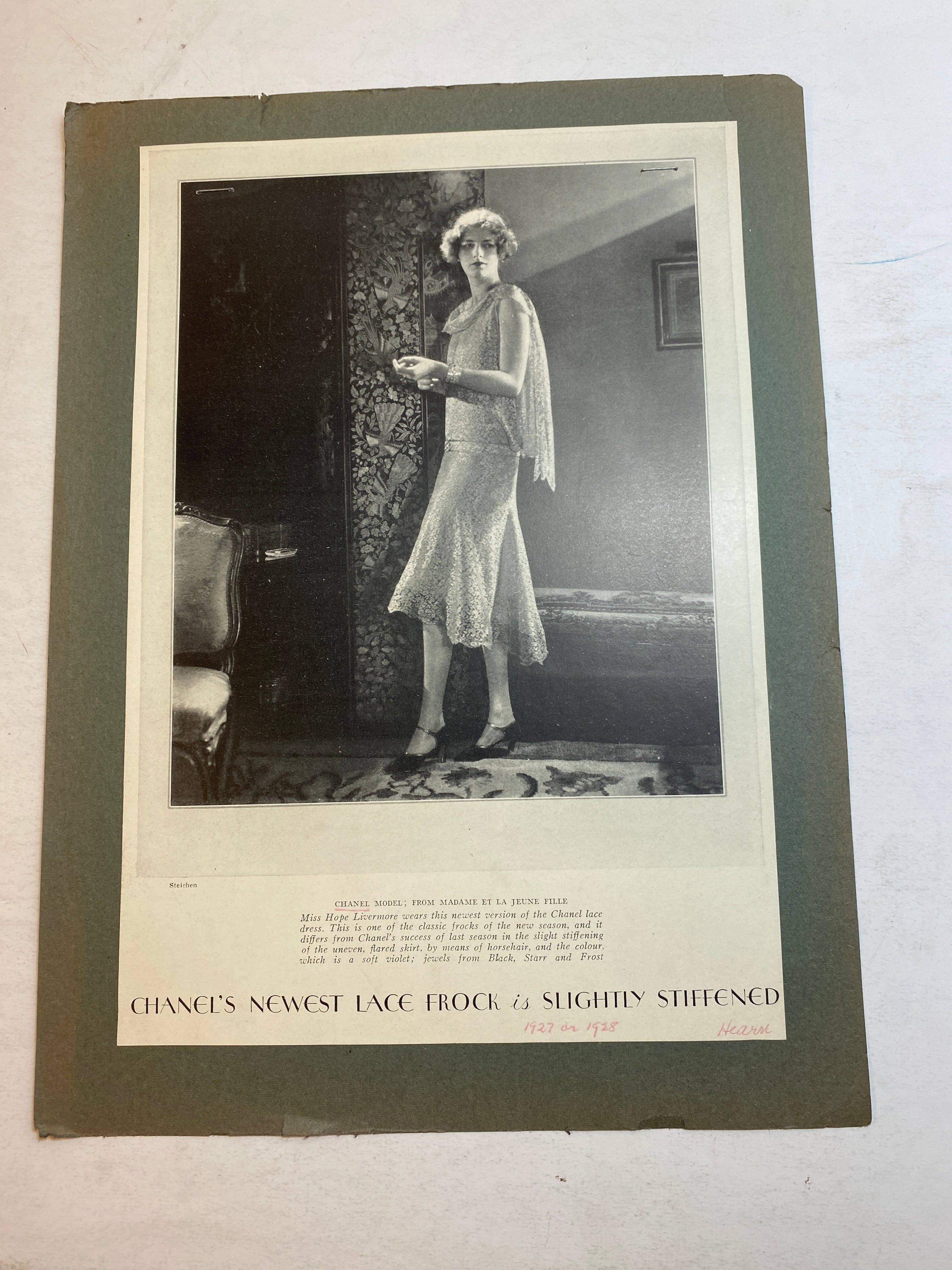 Lot of Chanel Fashion Ephemera 1940s-1960s