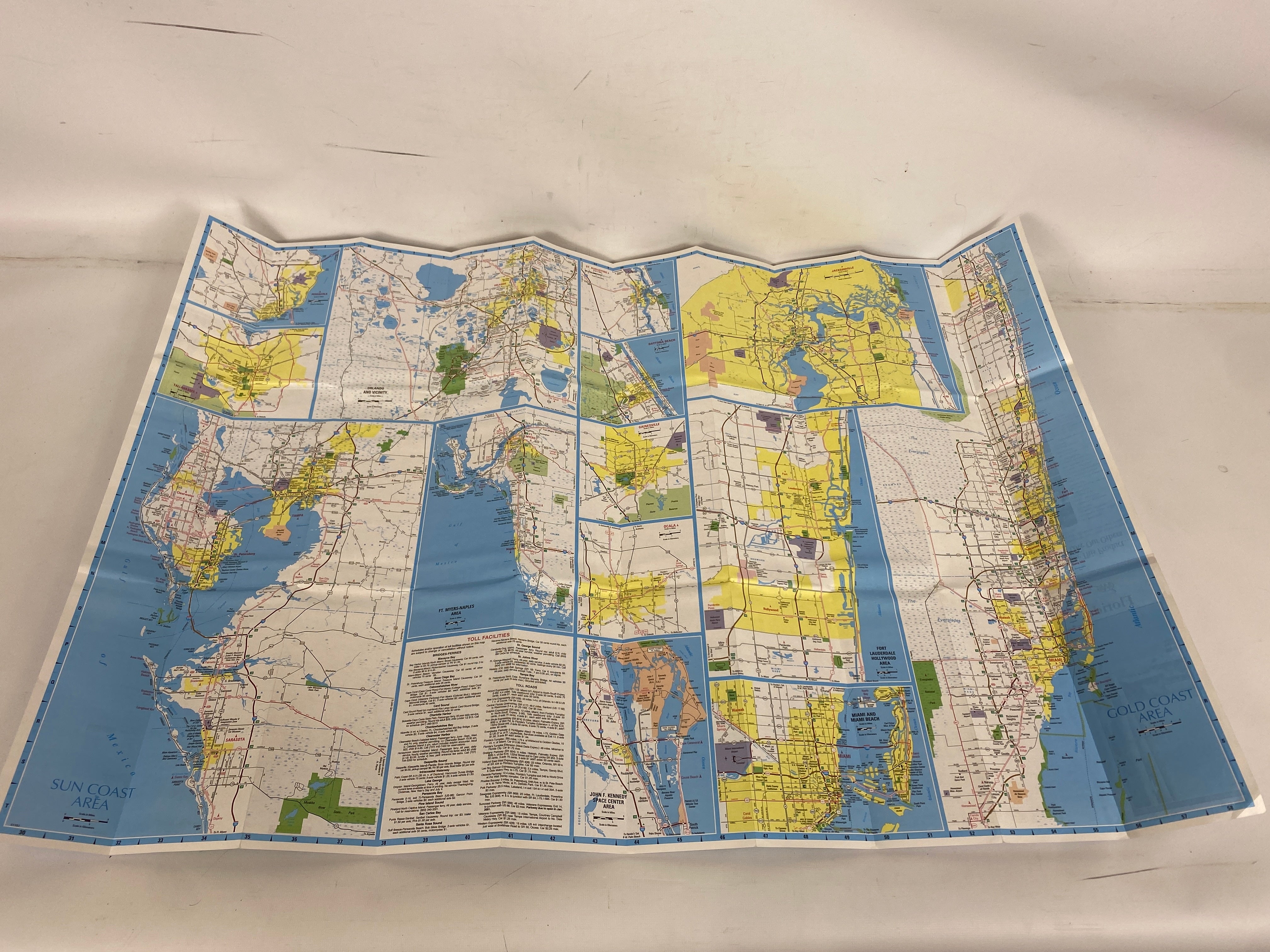 Lot of Florida Maps: Hollywood/Palm Beach/Orlando/Florida