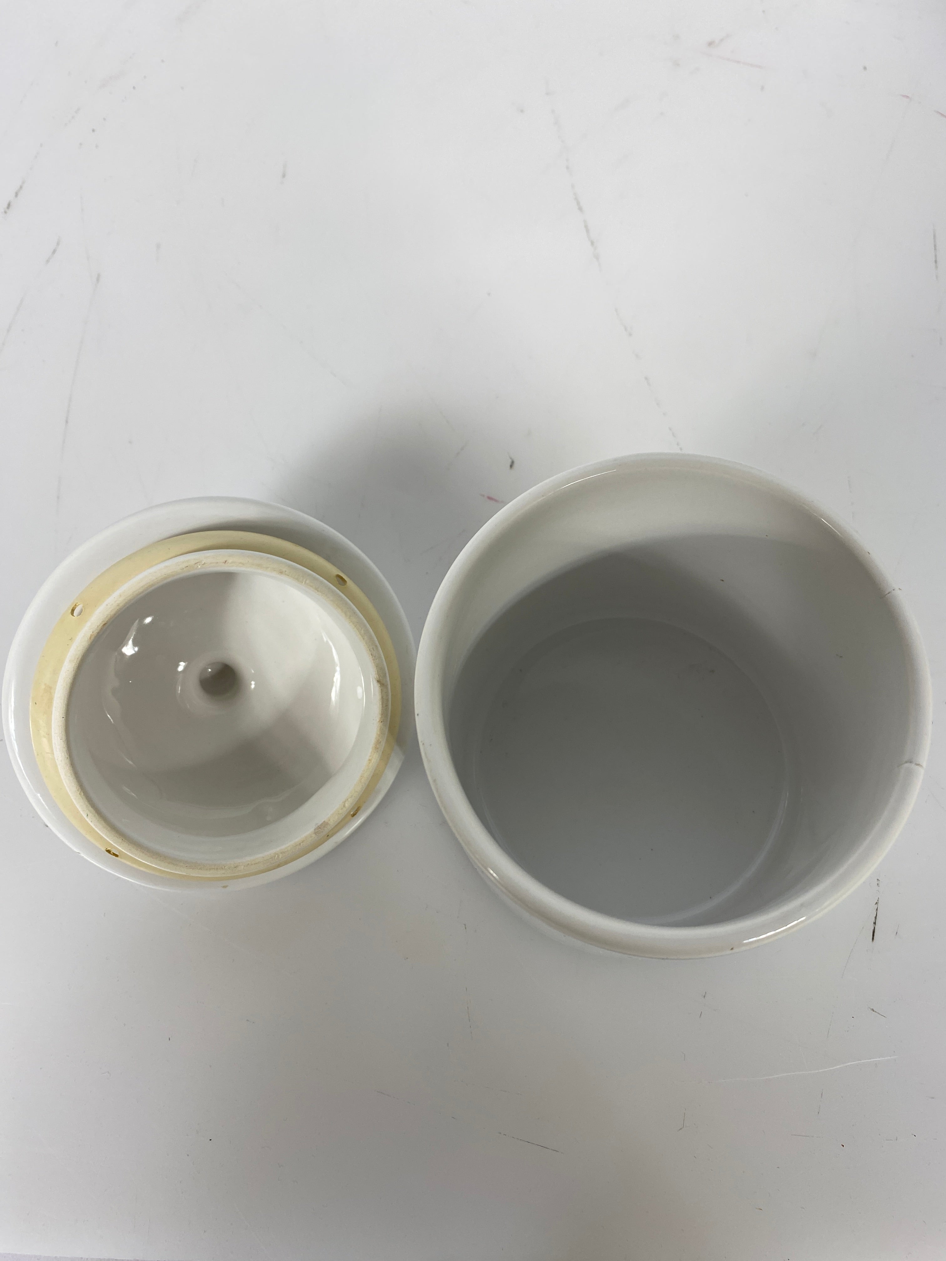 Lot of Four Vintage Ceramic Canister set by Over and Back