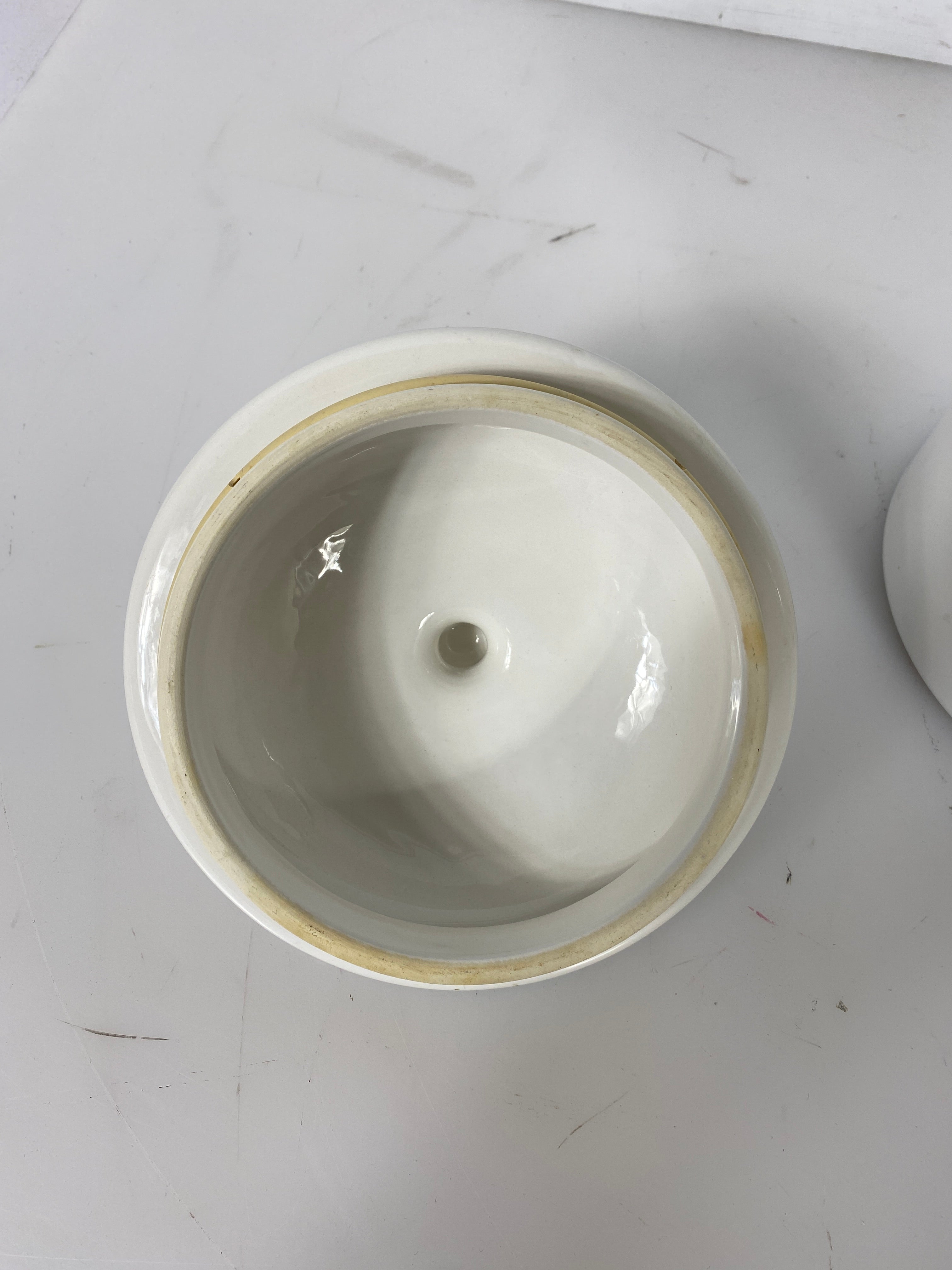 Lot of Four Vintage Ceramic Canister set by Over and Back