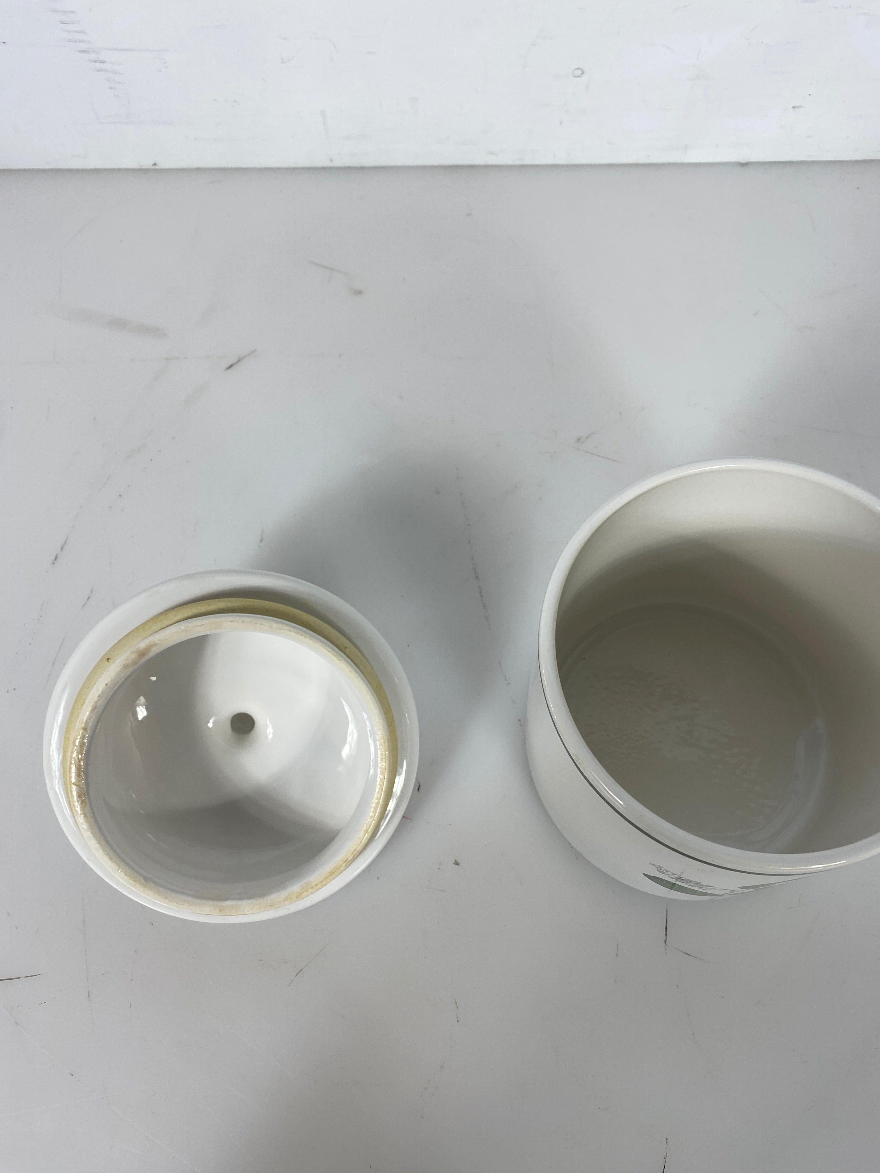Lot of Four Vintage Ceramic Canister set by Over and Back