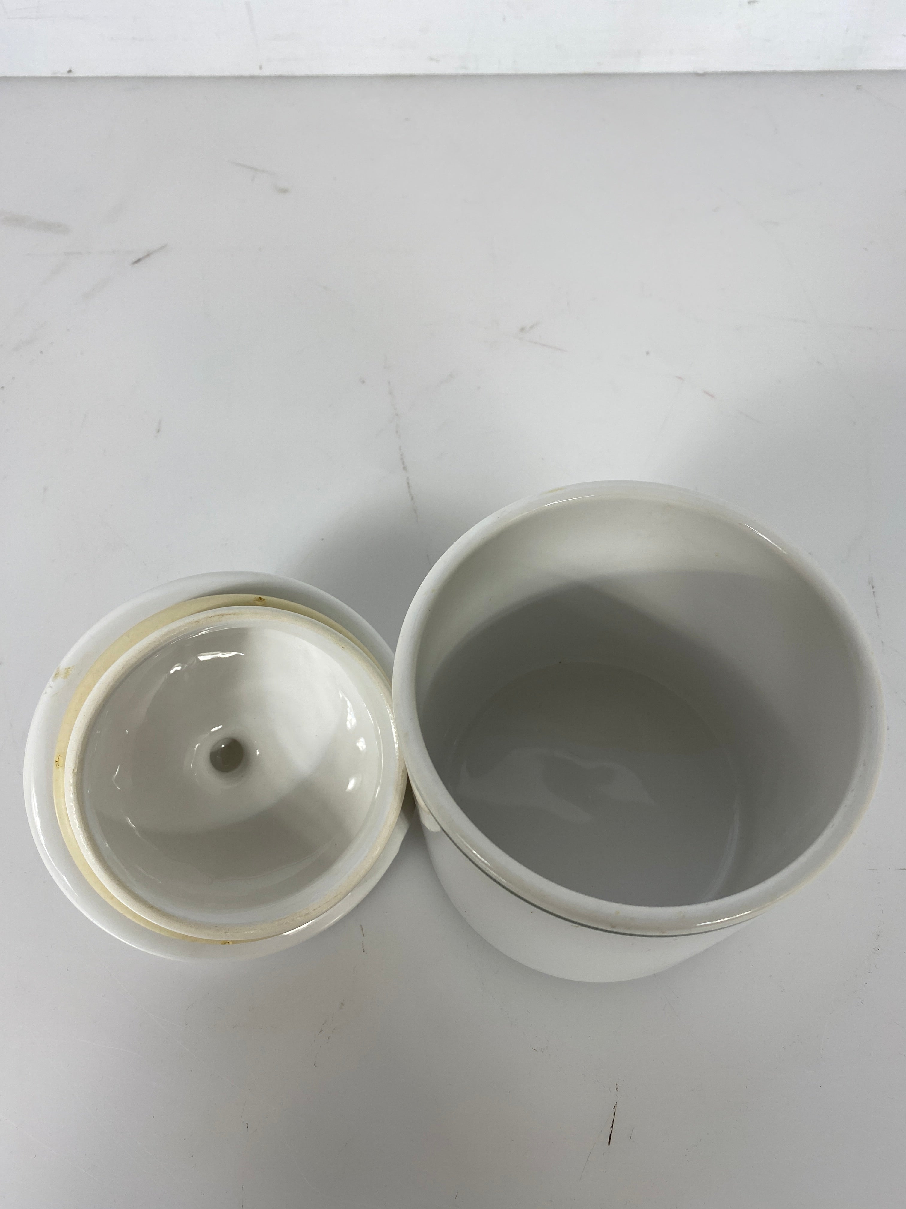 Lot of Four Vintage Ceramic Canister set by Over and Back