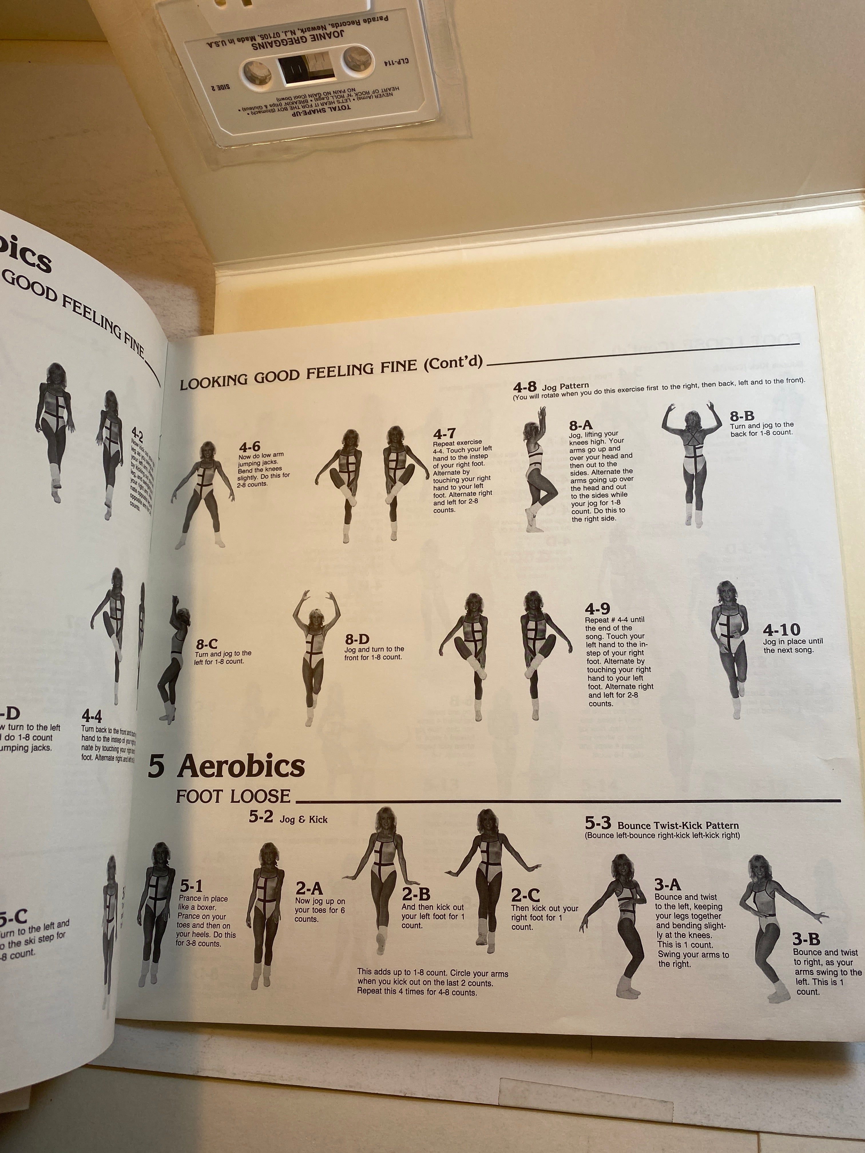 Lot of Joanie Greggains Aerobics Books with Cassettes SC