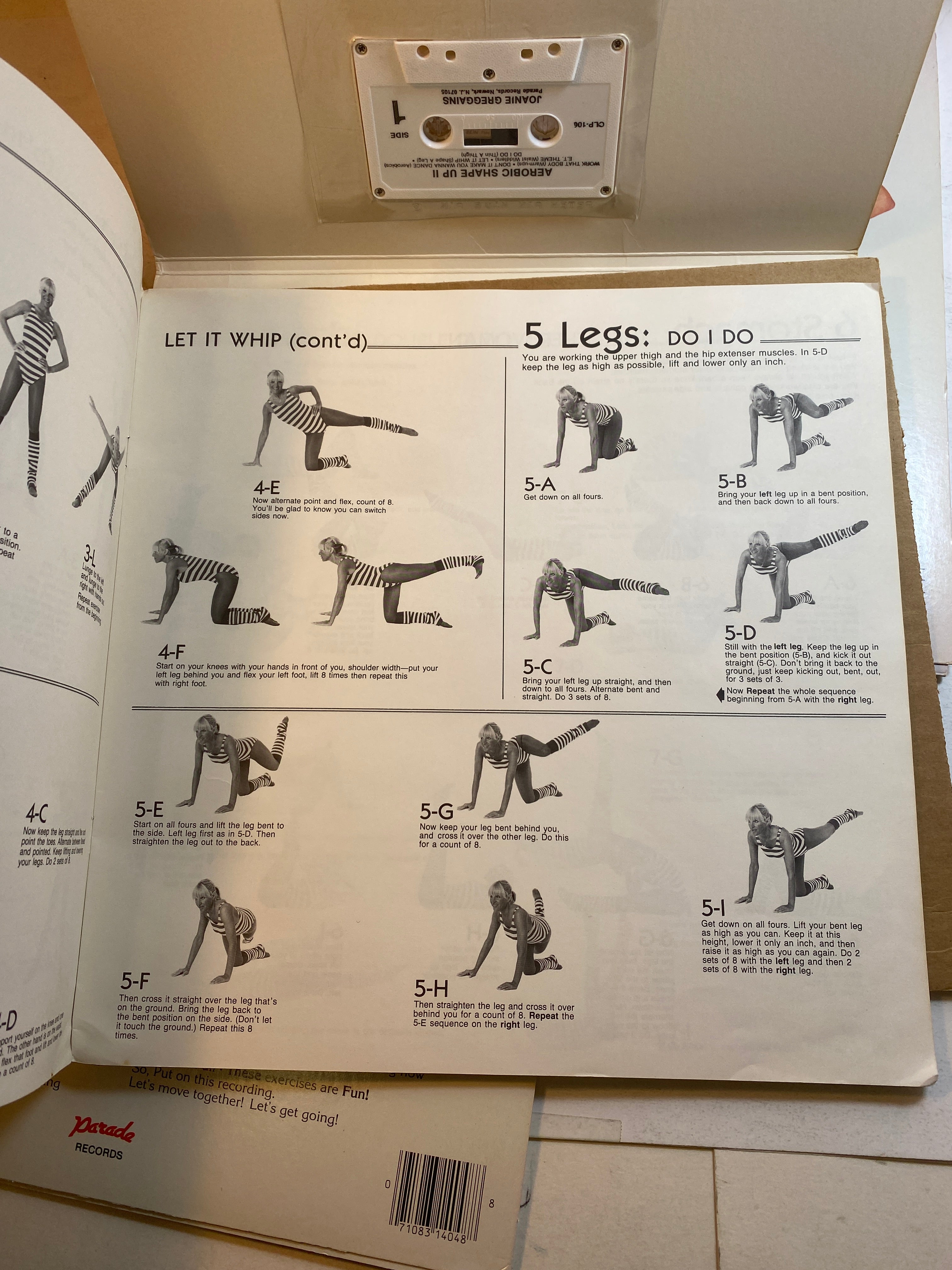 Lot of Joanie Greggains Aerobics Books with Cassettes SC